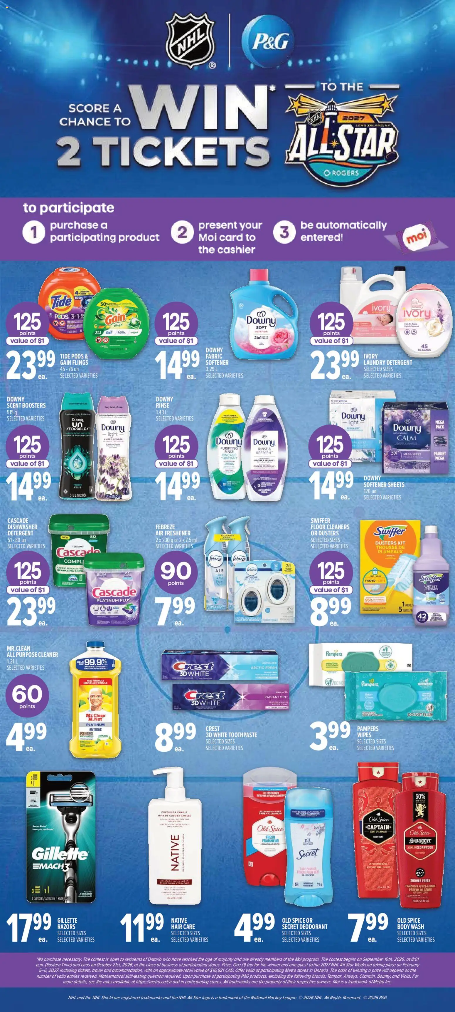 Metro flyer valid from Sep 24, 2026 | Page: 14 | Products: Powder, Detergent, Shower, Air freshener