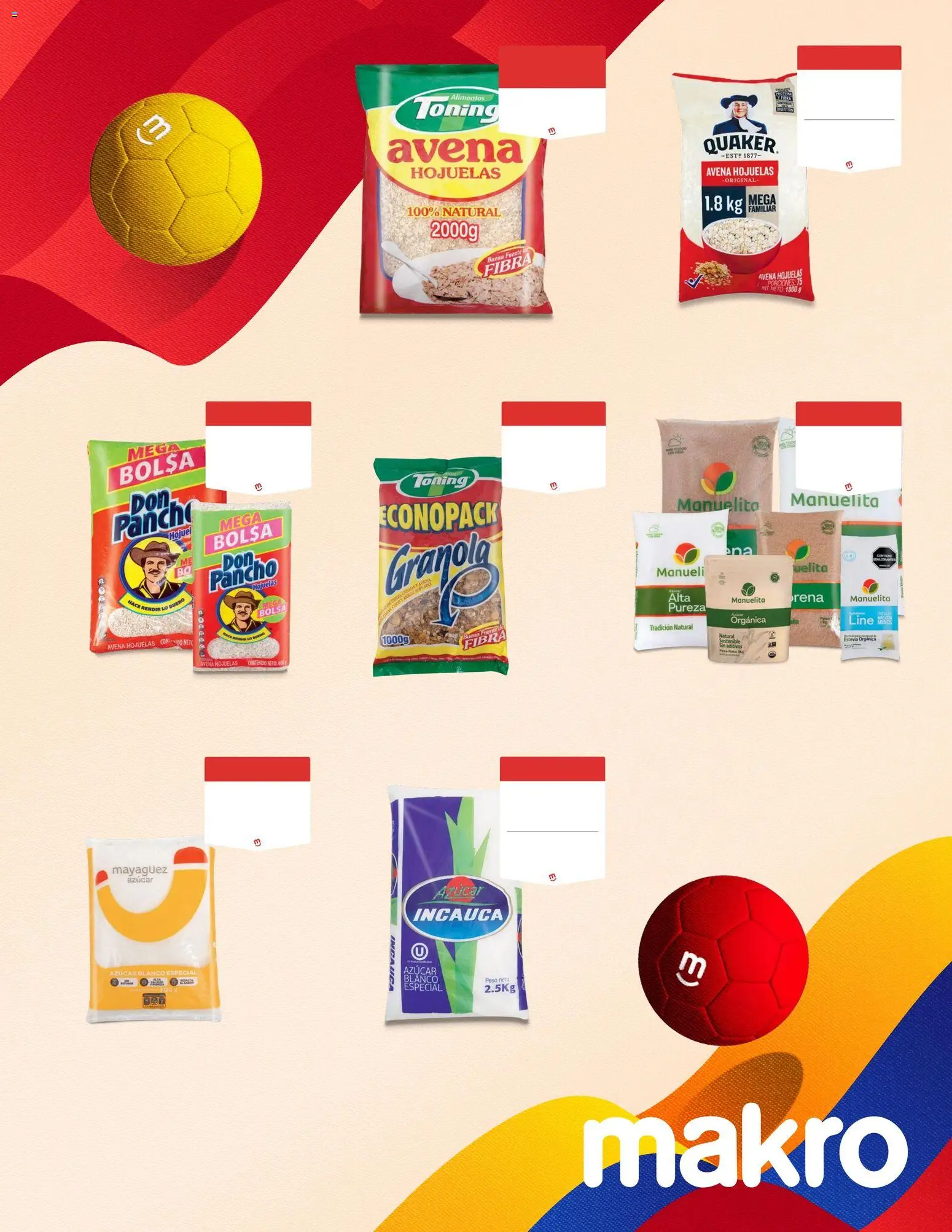 Makro revista - valida desde el 03/07/2026 | Página: 16 | Productos: Avena, Azucar, Bolsa, Peso