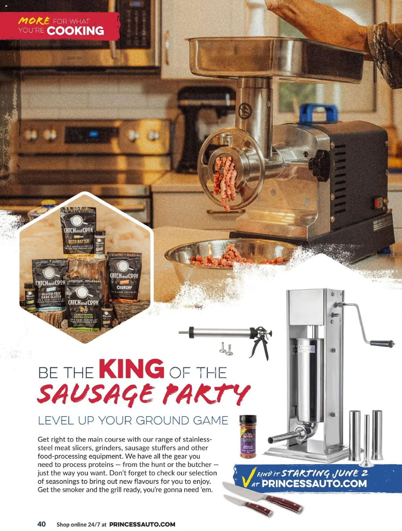 Princess Auto flyer valid from 11.05.2026 | Page: 40 | Products: Game, Grill, Beer