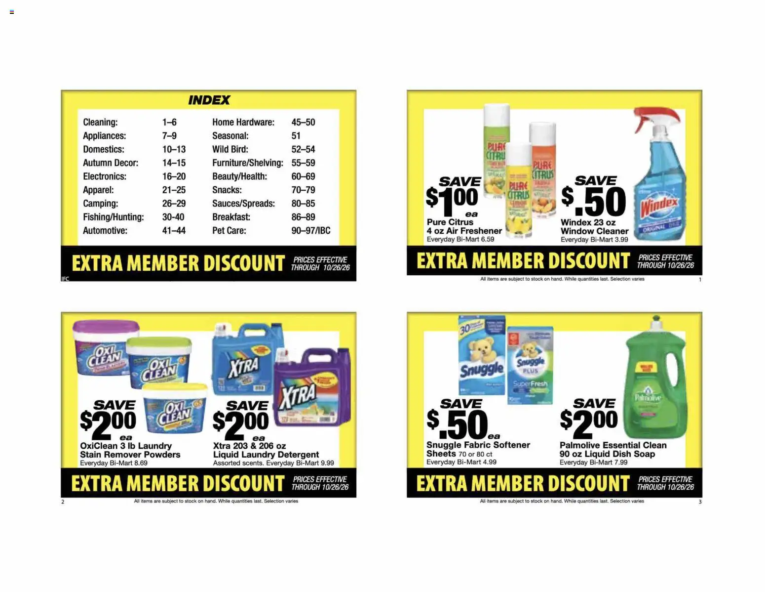 Bi-Mart Extra Member Discount Book - valid from 10/13/2026 | Page: 2
