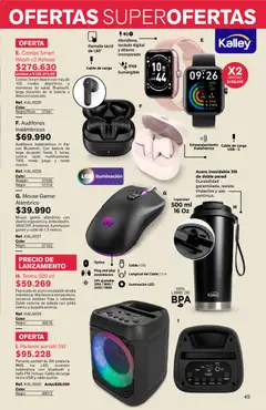 Leonisa catálogo C13-14/2026 -  Vista previa de la revista de la tienda Leonisa valido desde el 24/08/2026 | Página: 45 | Productos: Audífonos, Juego, Batería, Parlante