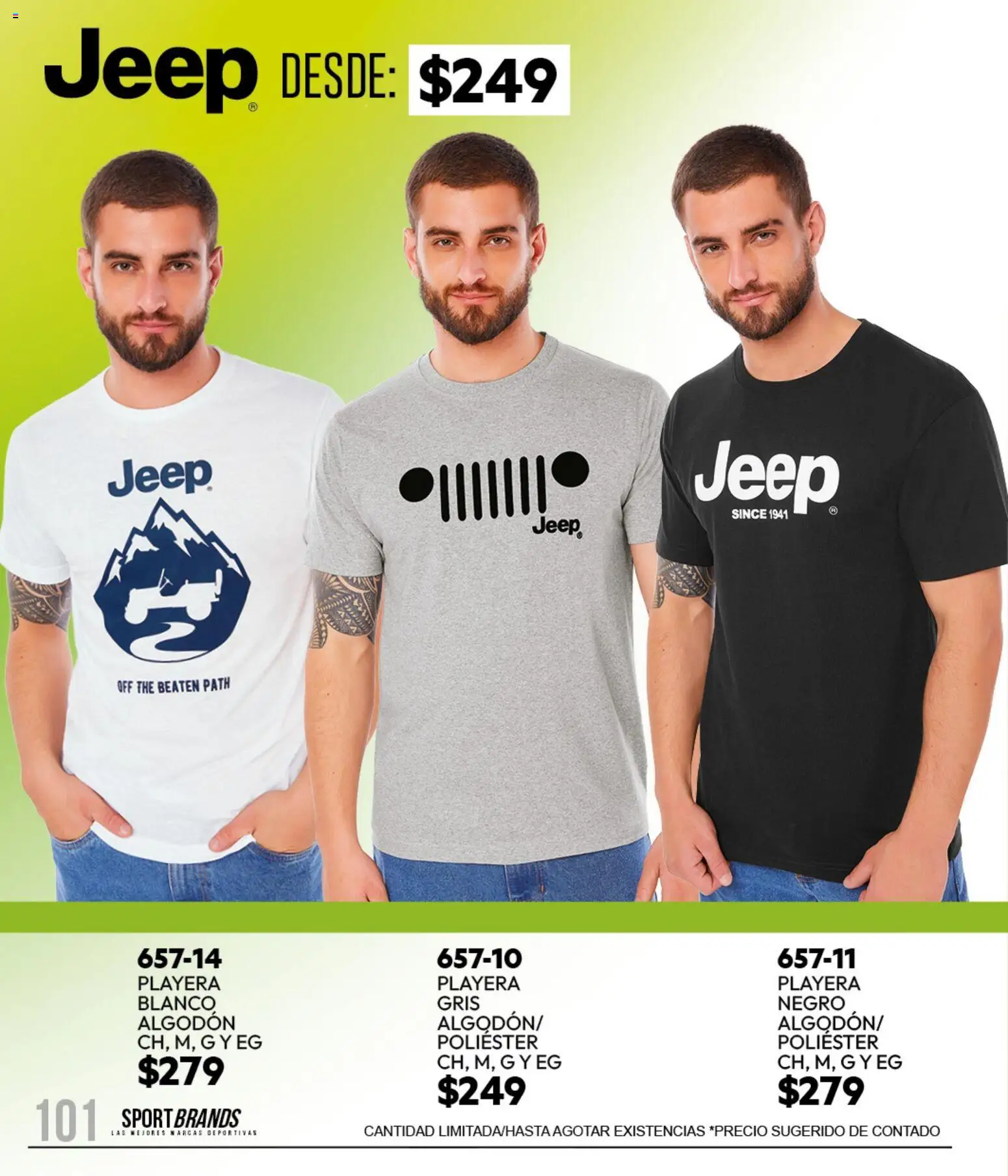 Nuevas ofertas de Cklass válidas en toda la República Mexicana desde el 11/09/2026. ¡Encuentra las mejores ofertas en Cklass catálogo Sportbrands Dama Invierno! | Página: 277 | Productos: Algodón, Playera