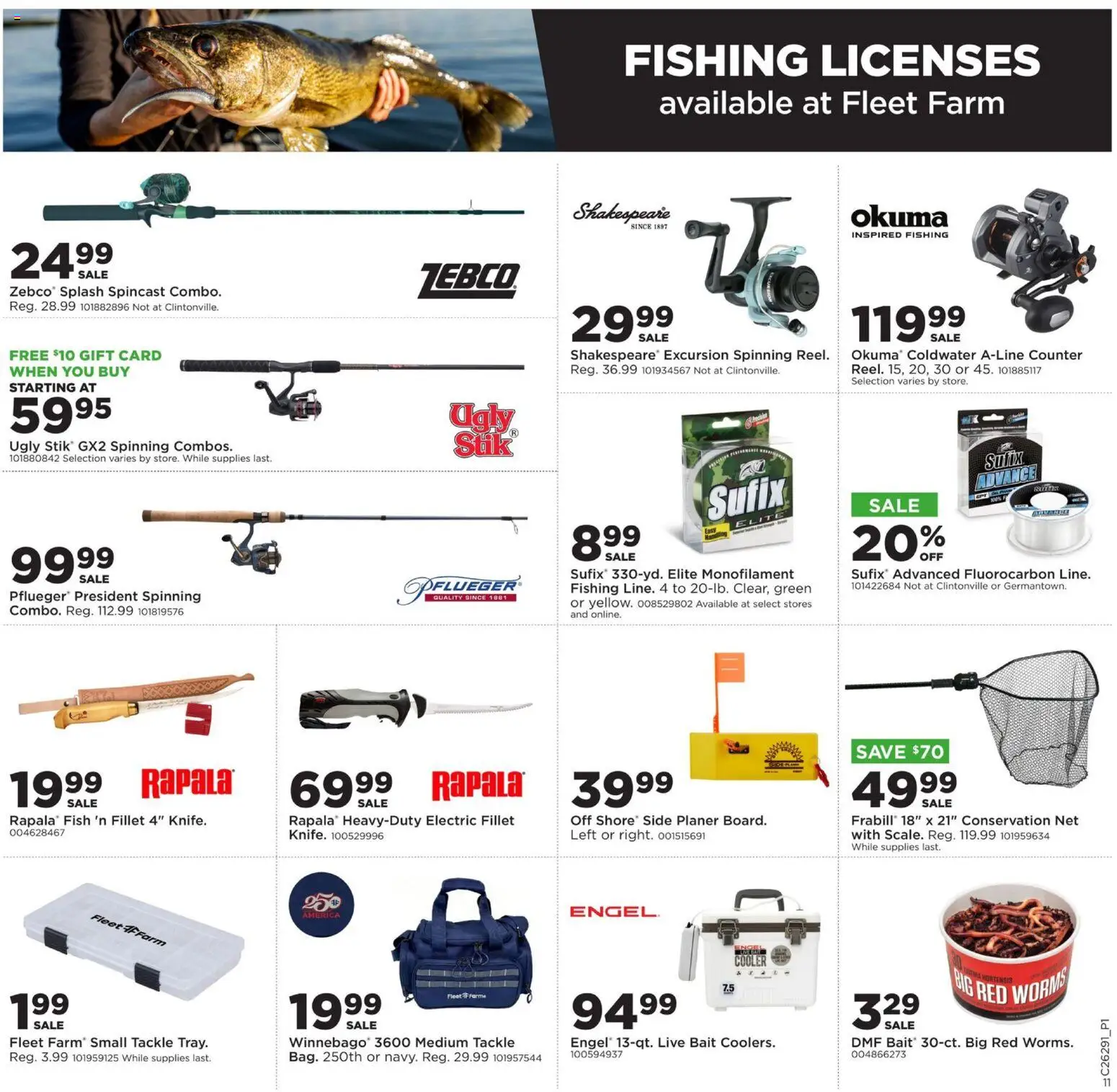Mills Fleet Farm Weekly Ad - valid from 07/13/2026 | Page: 15 | Products: Fish, Bait