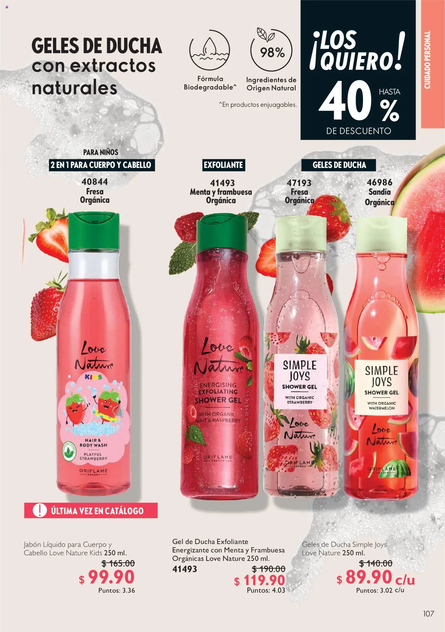 Nuevas ofertas de Oriflame válidas en toda la República Mexicana desde el 24/10/2026. ¡Encuentra las mejores ofertas en Oriflame Buen Mes! | Página: 107