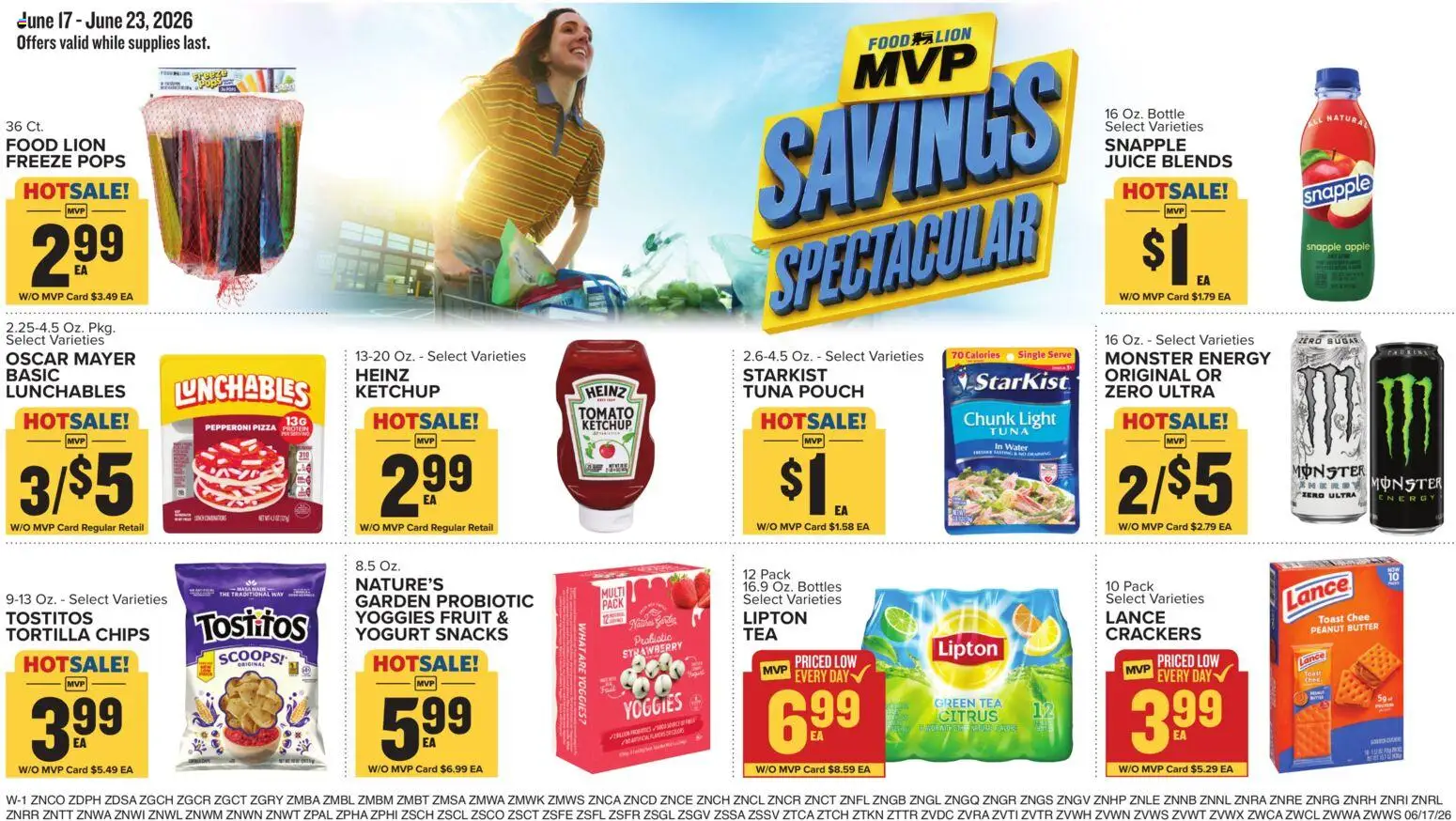 Food Lion Weekly Ad - valid from 17.06.2026 | Page: 13 | Products: Butter, Juice, Tea, Water