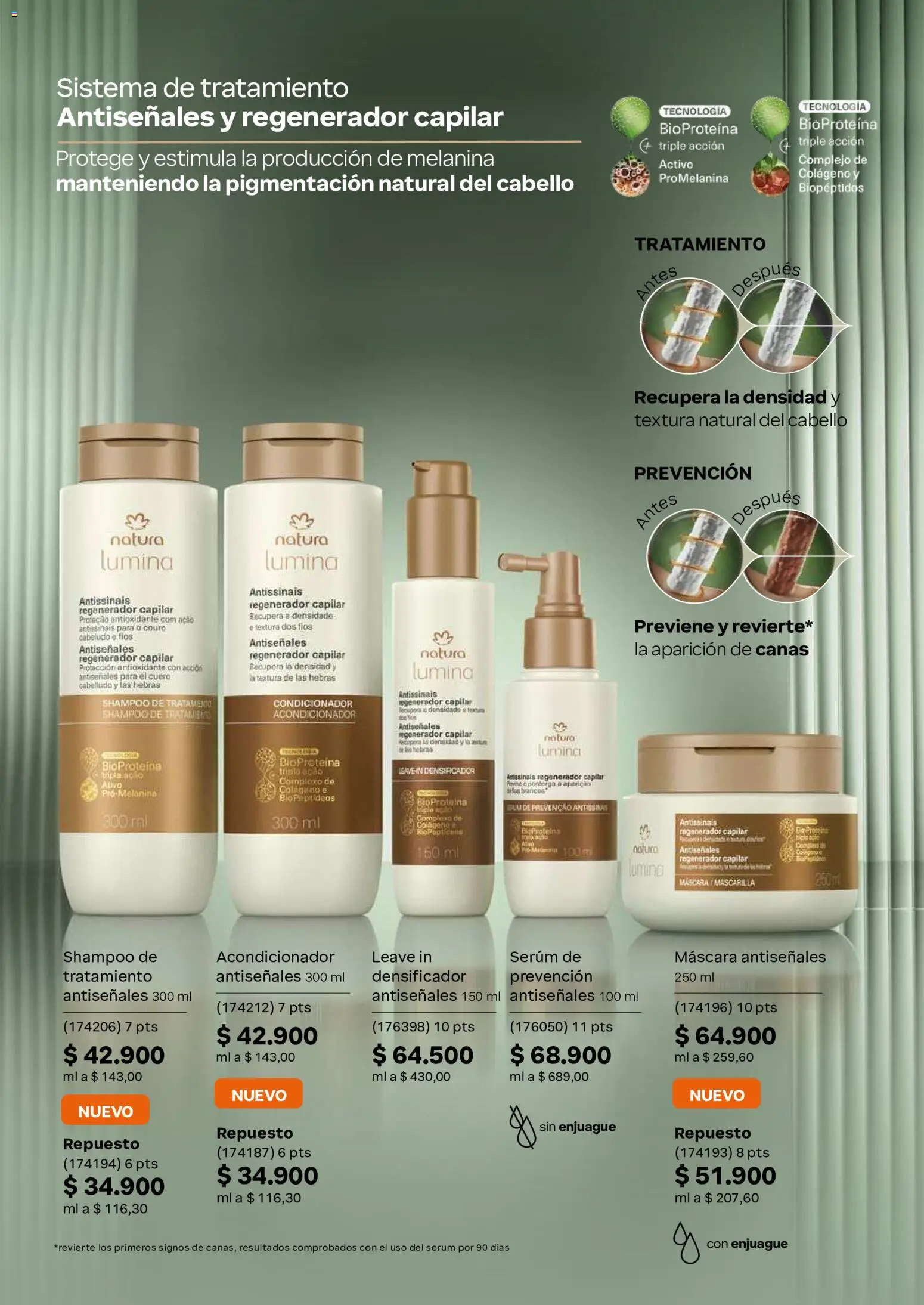 Natura revista - valida desde el 11.06.2026 | Página: 140 | Productos: Serum, Mascarilla, Máscara, Acondicionador