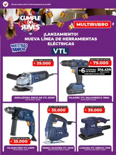 Vista previa Vital - Especial de nonfood válido desde el 14/09/2026 | Página: 6 | Productos: Sobre, Herramientas, Taladro, Lijadora