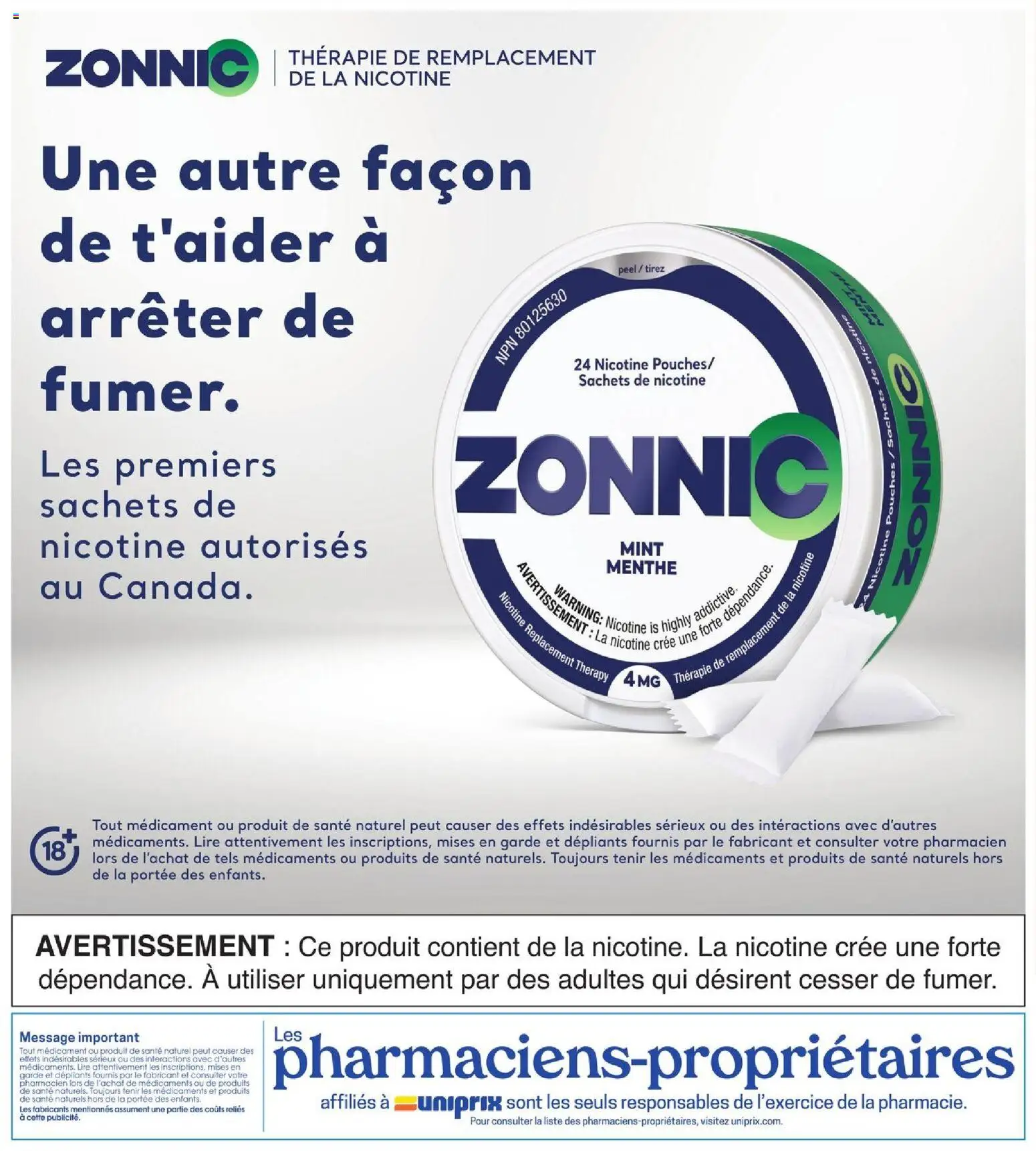 Uniprix flyer valid from Aug 20, 2026 | Page: 8 | Products: Sachets