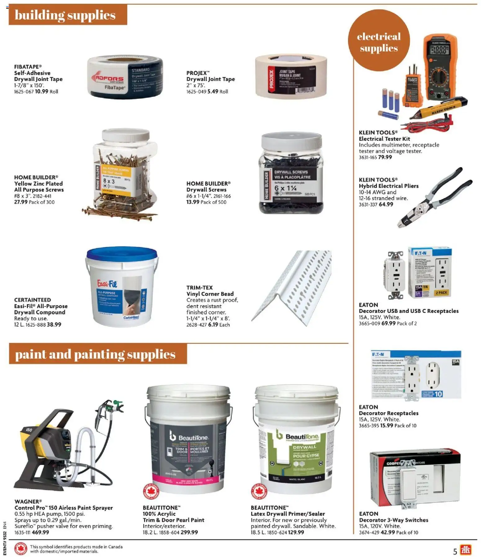 Home Hardware flyer valid from Oct 1, 2026 | Page: 5 | Products: Tools, Door
