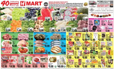 Preview of Hmart weekly ads valid from 09/18/2026