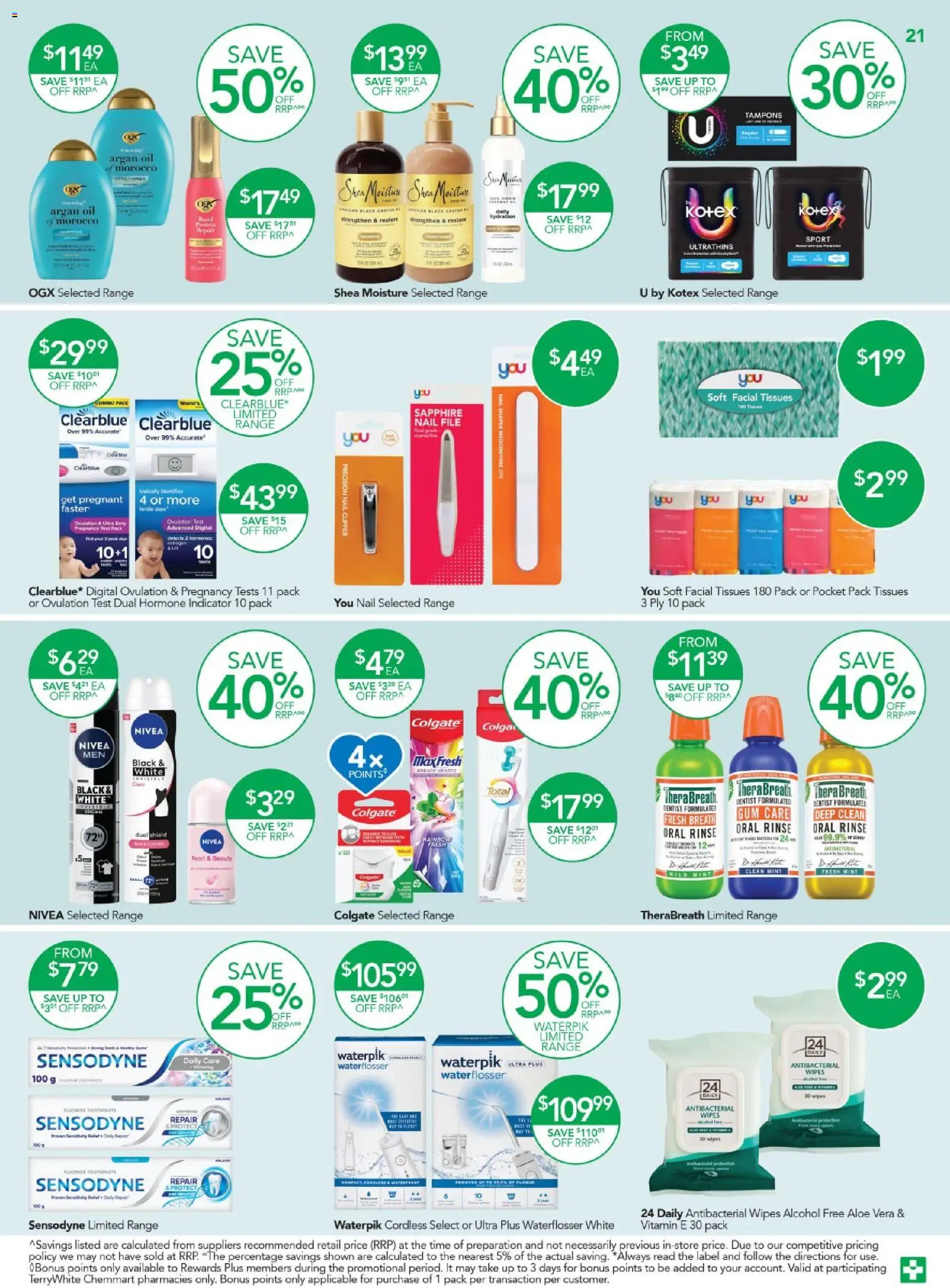 Terry White catalogue - valid from 20/08/2026 | Page: 22 | Products: Alcohol, Oil, Aloe vera, Antibacterial wipes