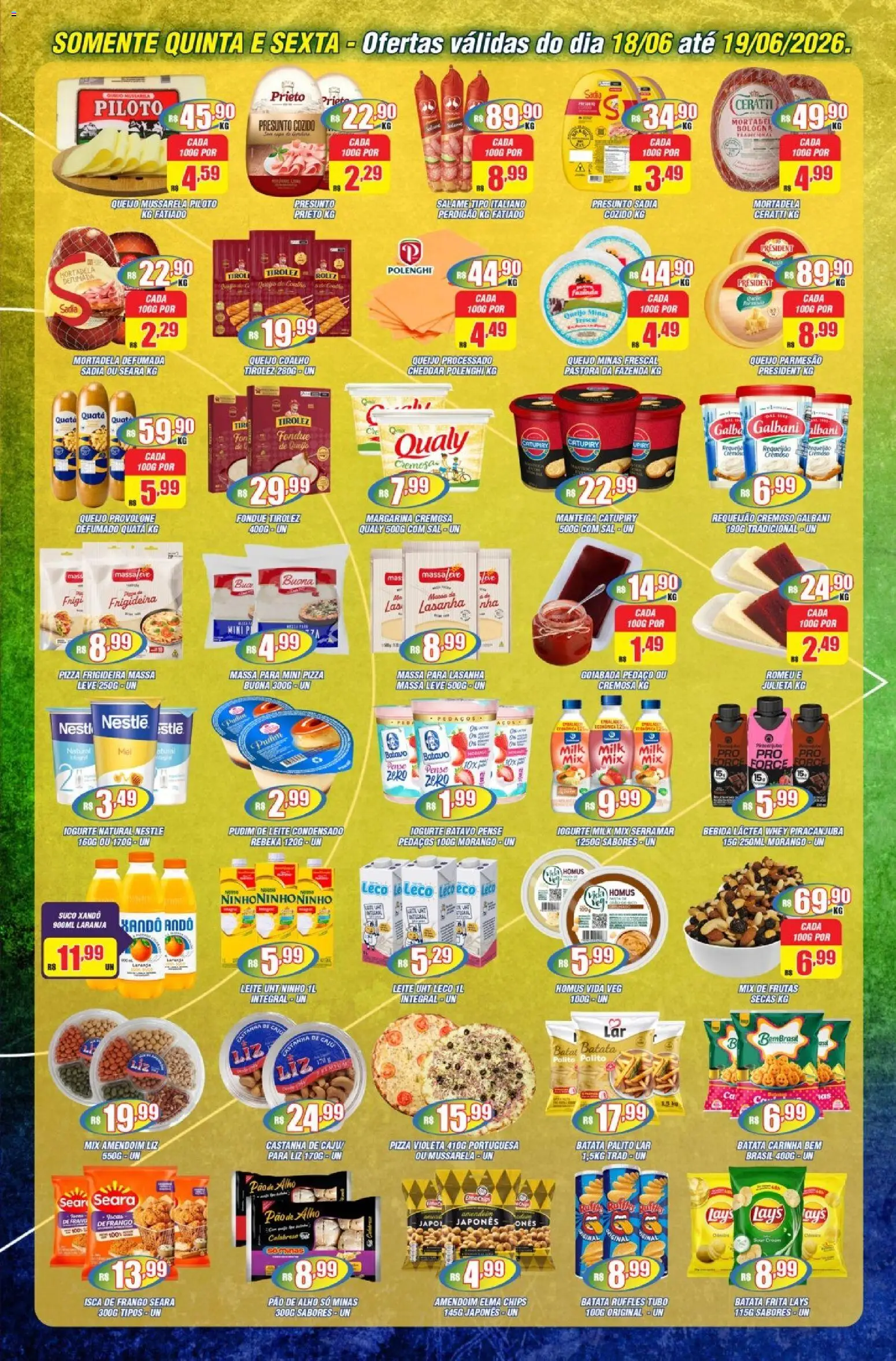 Violeta Supermercados Folheto - válido de 16.06.2026 | Página: 3 | Produtos: Alho, Frigideira, Queijo, Suco