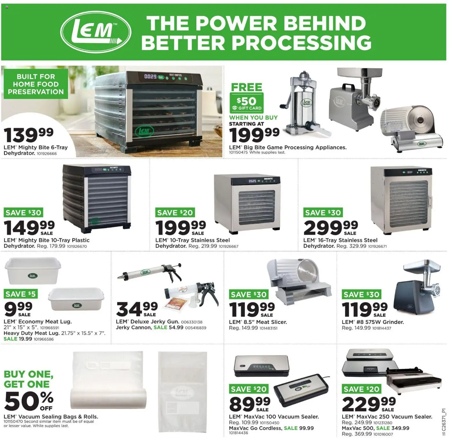 Mills Fleet Farm Weekly Ad - valid from 09/08/2026 | Page: 14 | Products: Vacuum, Jerky, Meat, Game