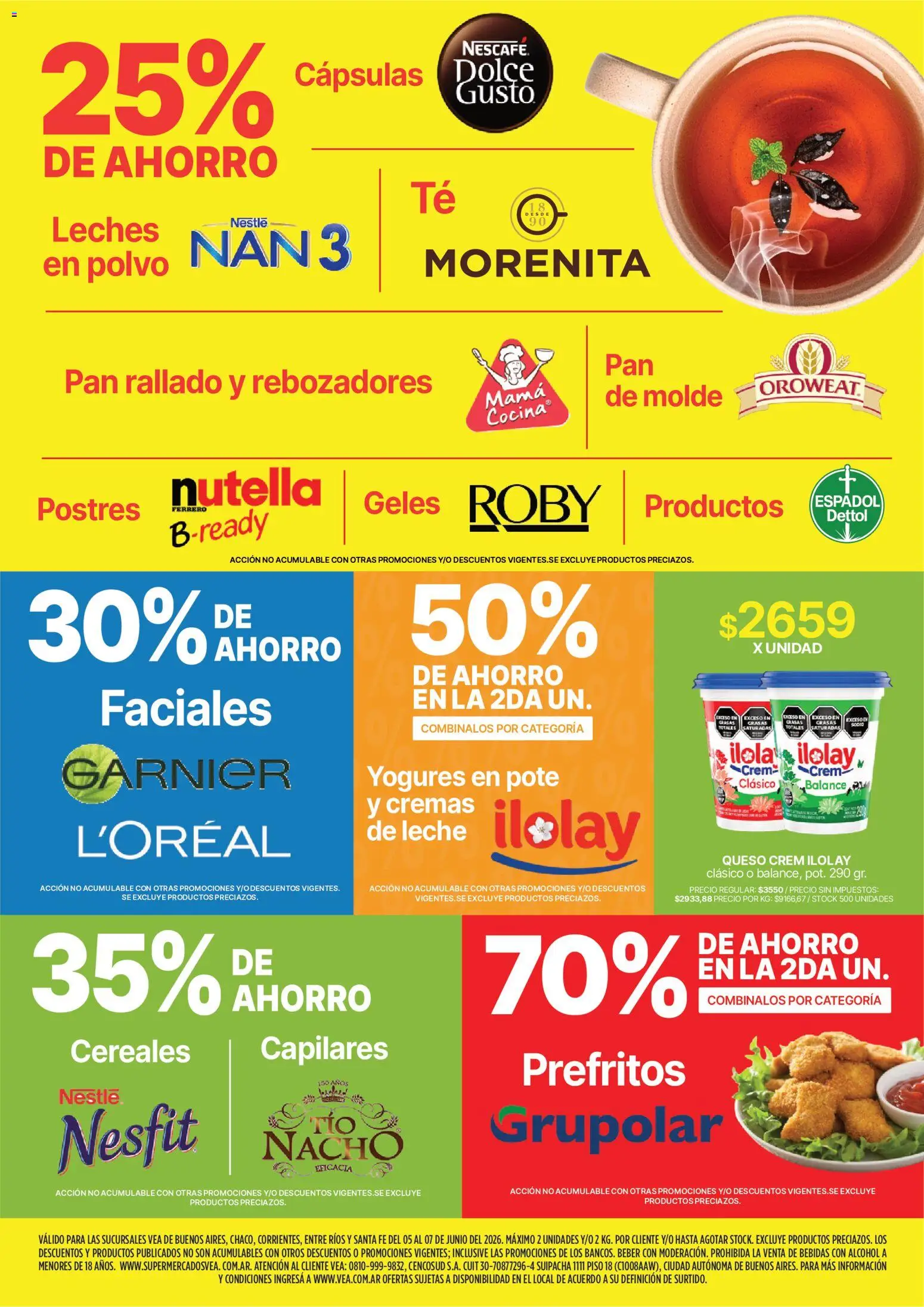 Vea - Ofertas │ válido desde el 05.06.2026 | Página: 9 | Productos: Polvo, Pan, Cereales, Pan rallado