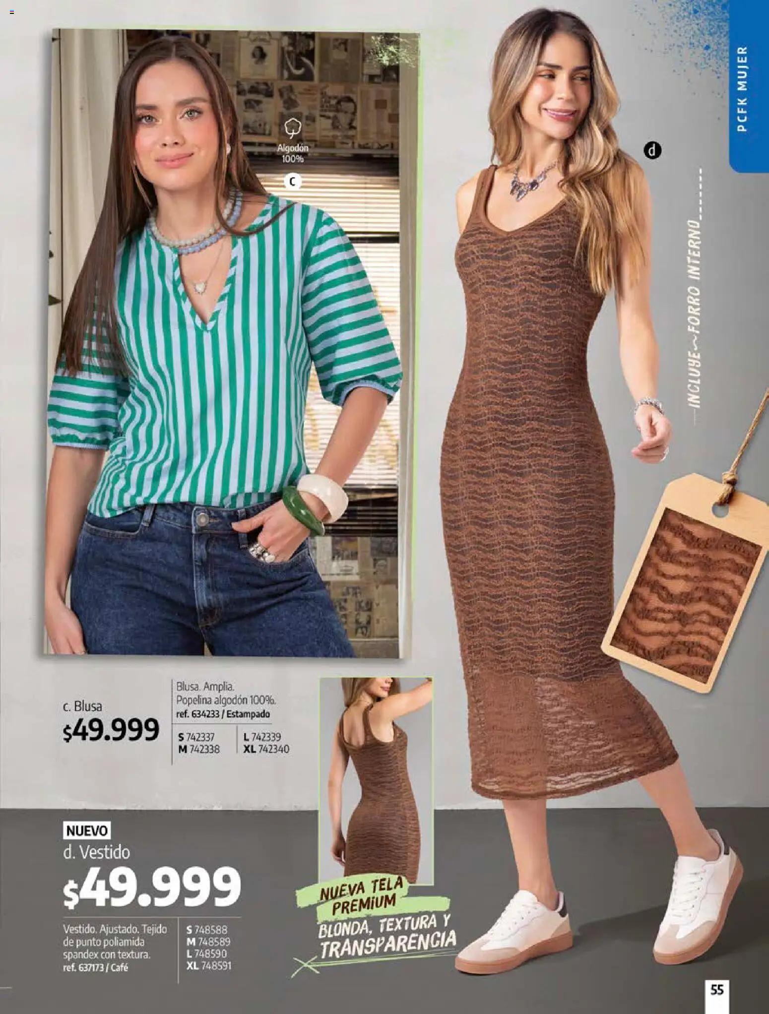 Pacifika revista - valida desde el 12/07/2026 | Página: 55 | Productos: Algodón, Vestido, Blusa, Café