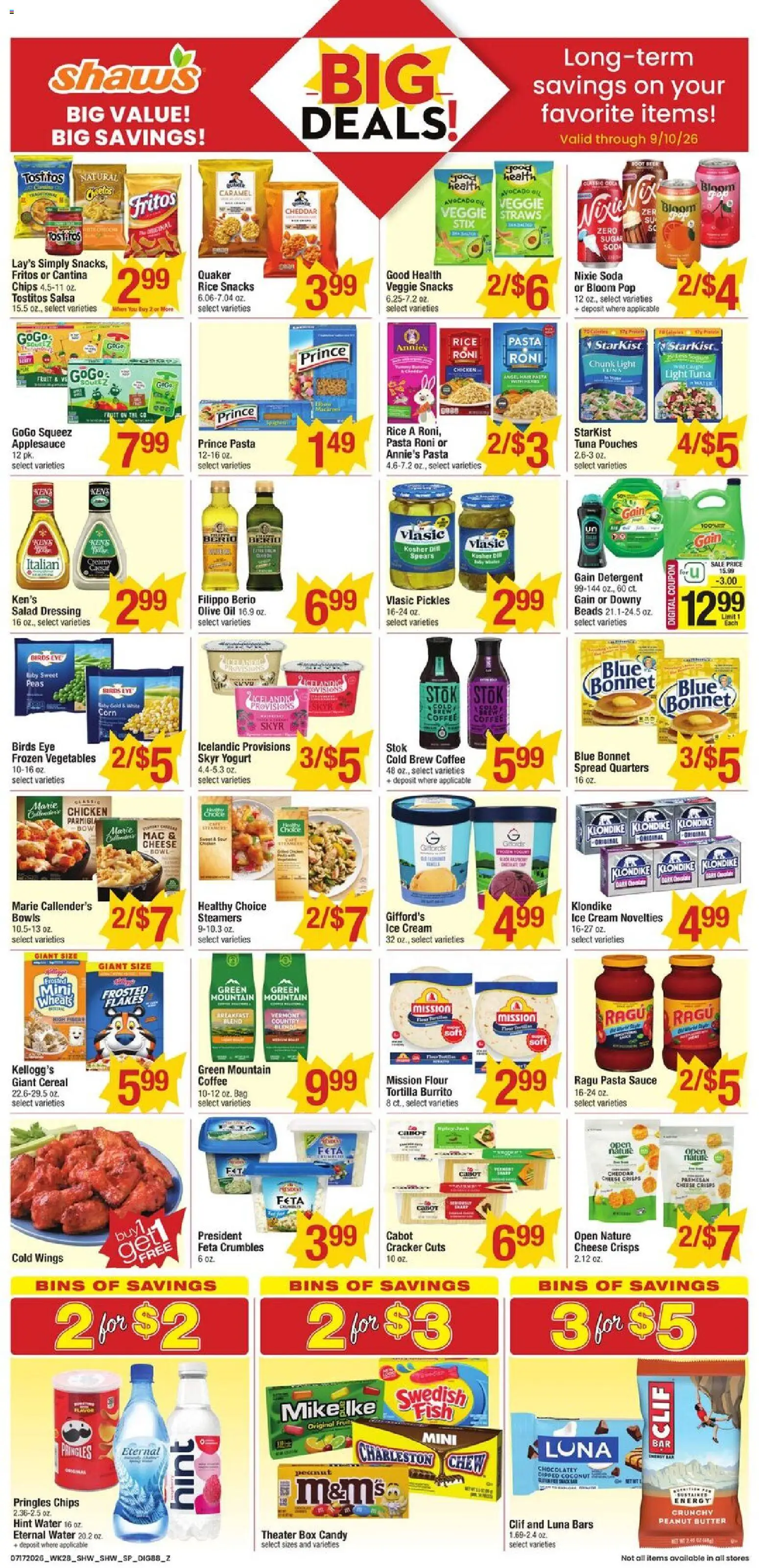 Star Market Weekly Ad - valid from 07/17/2026 | Page: 9 | Products: Oil, Cream, Peanut butter, Coconut