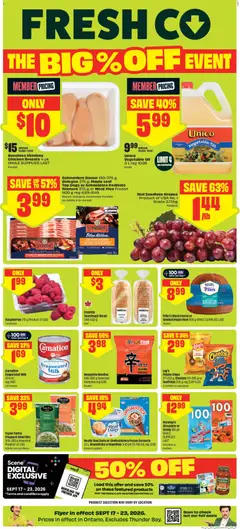 Preview of FreshCo weekly flyer / circulaire from shop FreshCo valid from Sep 17, 2026