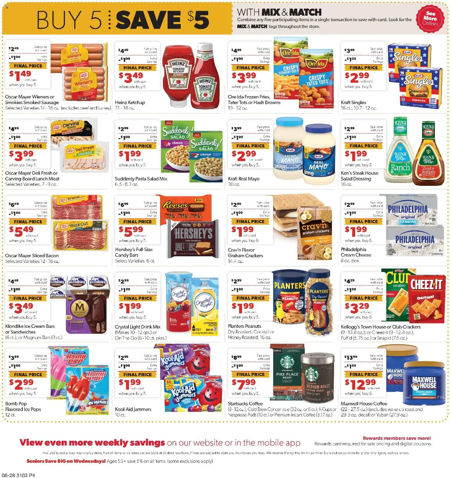Family Fare Weekly Ad - ND - valid from 06/28/2026 | Page: 4 | Products: Milk, Pasta, Ketchup, Oven