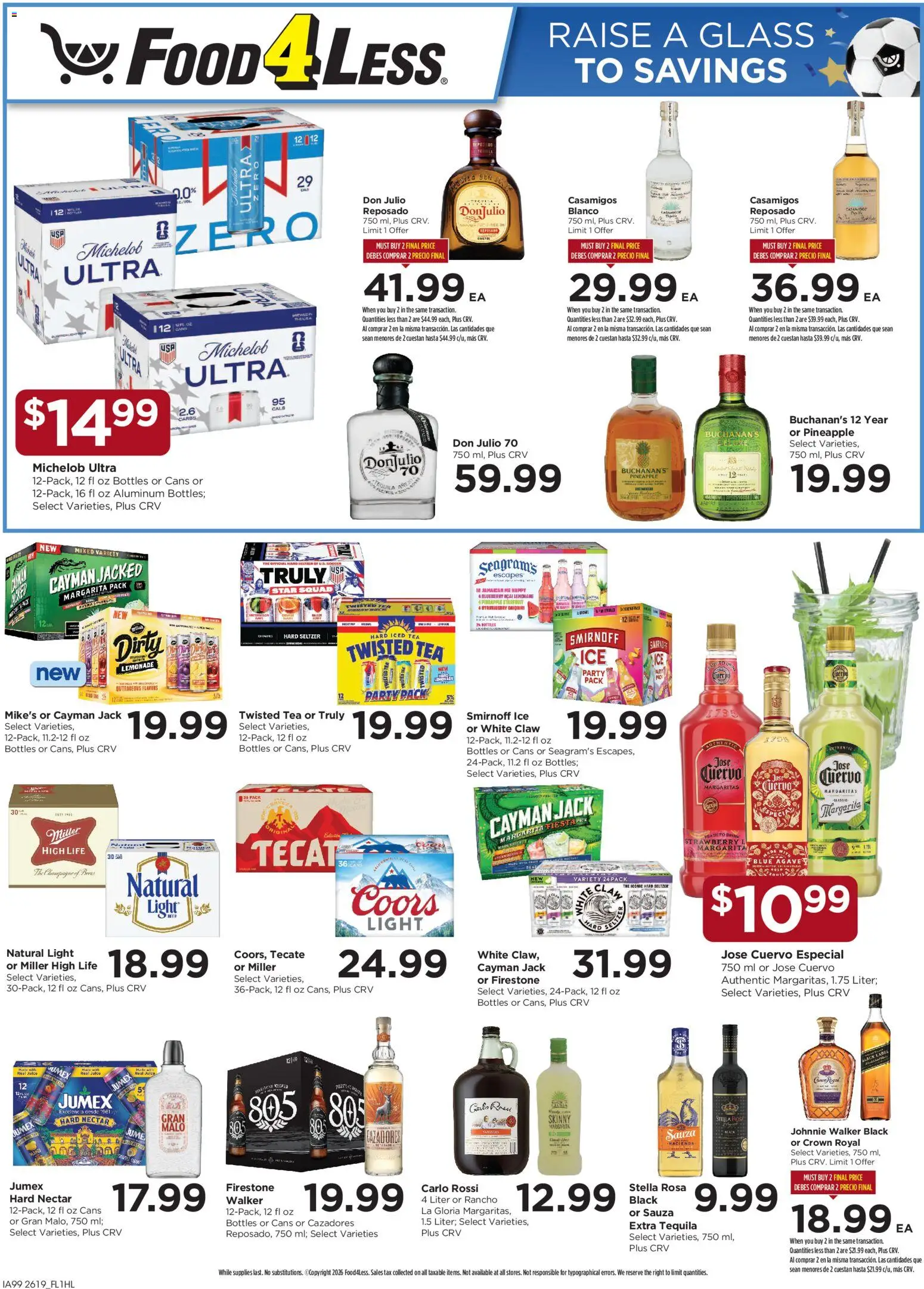 Food 4 Less Weekly Ad - valid from 10.06.2026 | Page: 11 | Products: Tea, Pineapple