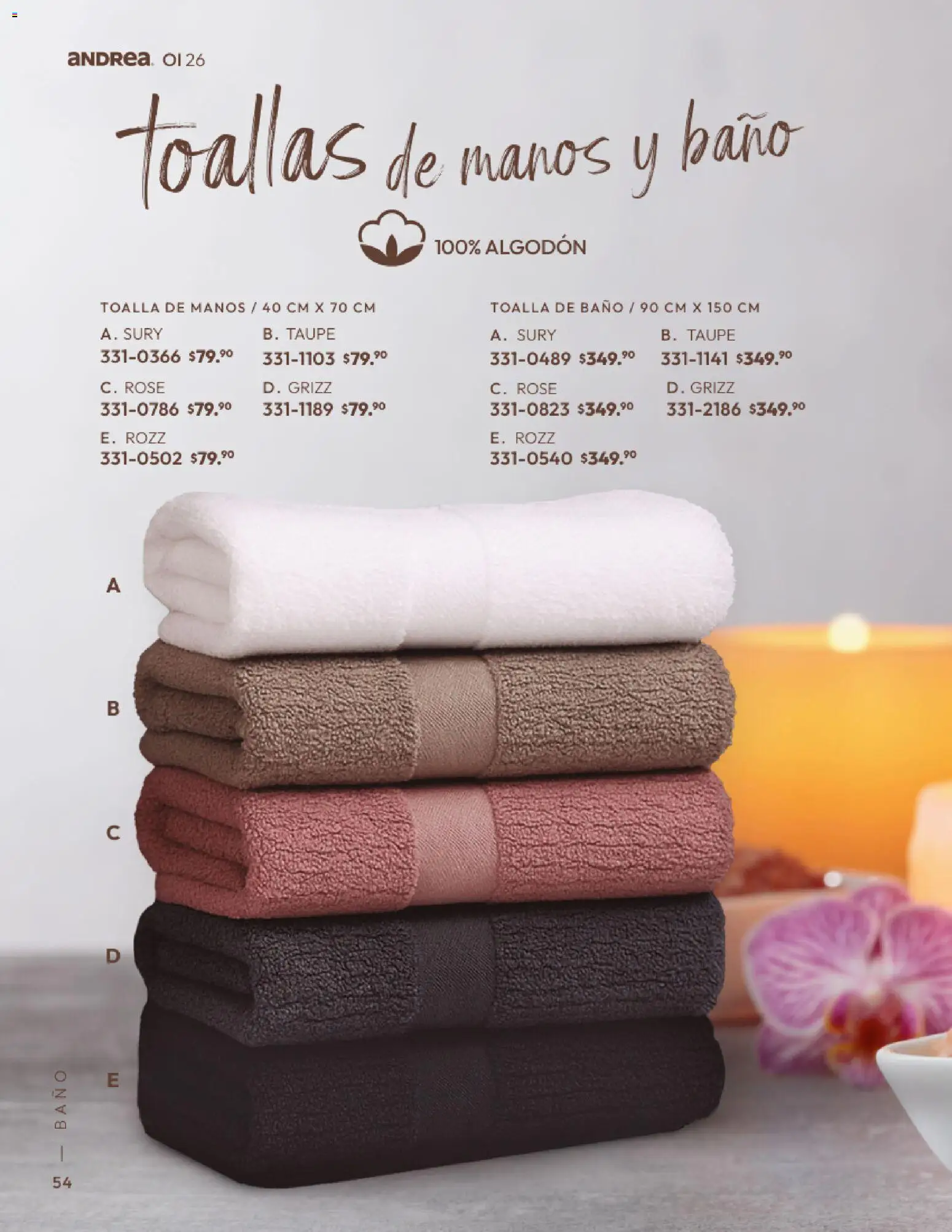 Nuevas ofertas de Andrea válidas en toda la República Mexicana desde el 01/09/2026. ¡Encuentra las mejores ofertas en Andrea catálogo Home! | Página: 54