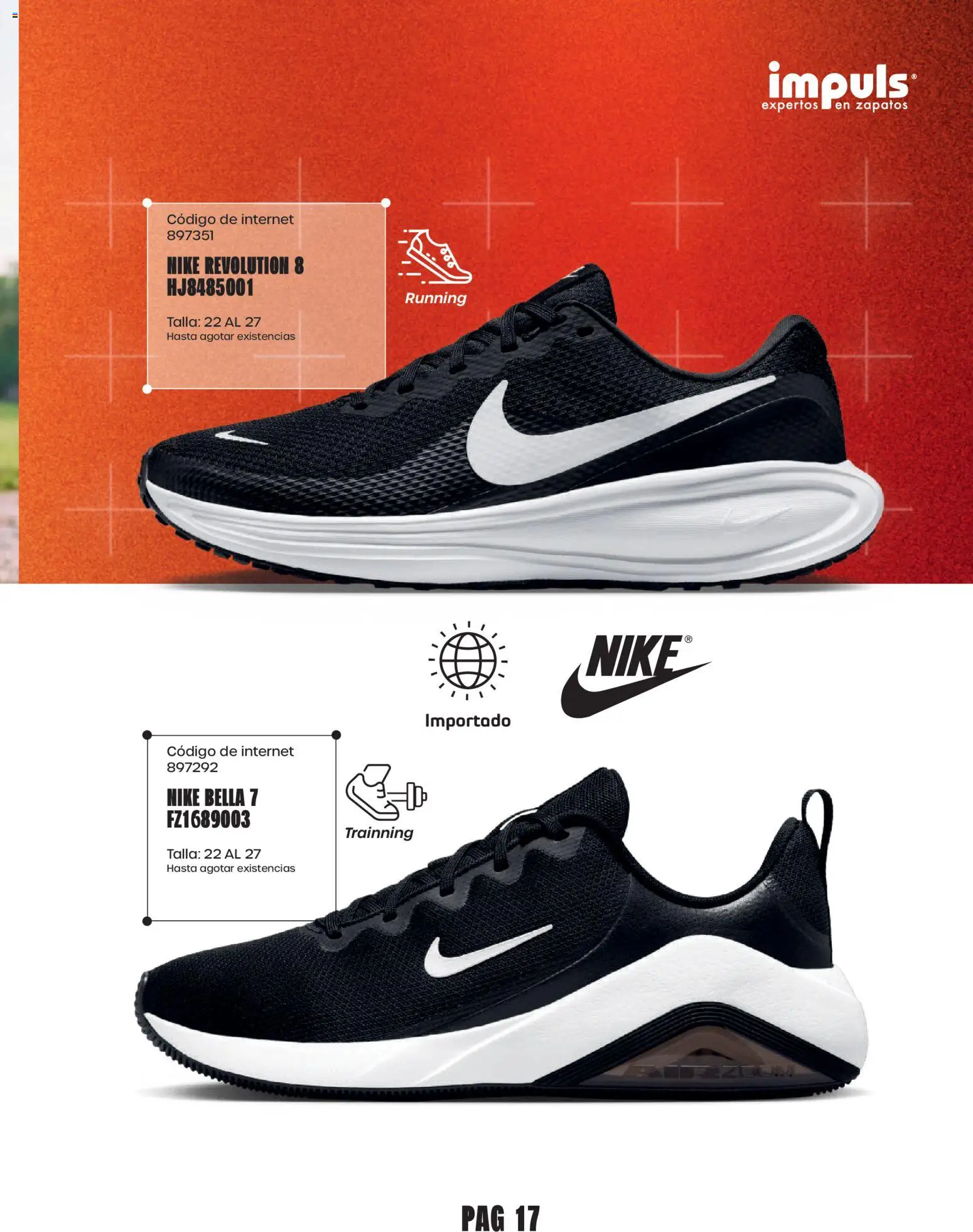 Nuevas ofertas de Impuls válidas en toda la República Mexicana desde el 01/09/2026. ¡Encuentra las mejores ofertas en Impuls catálogo Urban Sport! | Página: 19 | Productos: Zapatos