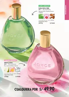 Vista previa de folleto Oriflame catálogo - Campaña 10 de la Oriflame válido desde 11/07/2026 | Página: 31 | Productos: EAU de Toilette