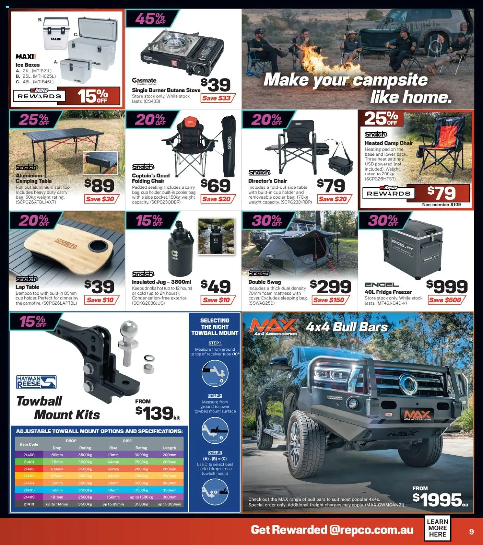 Repco catalogue - valid from 30/09/2026 | Page: 9 | Products: Drinks, Accessories, Freezer, Weight