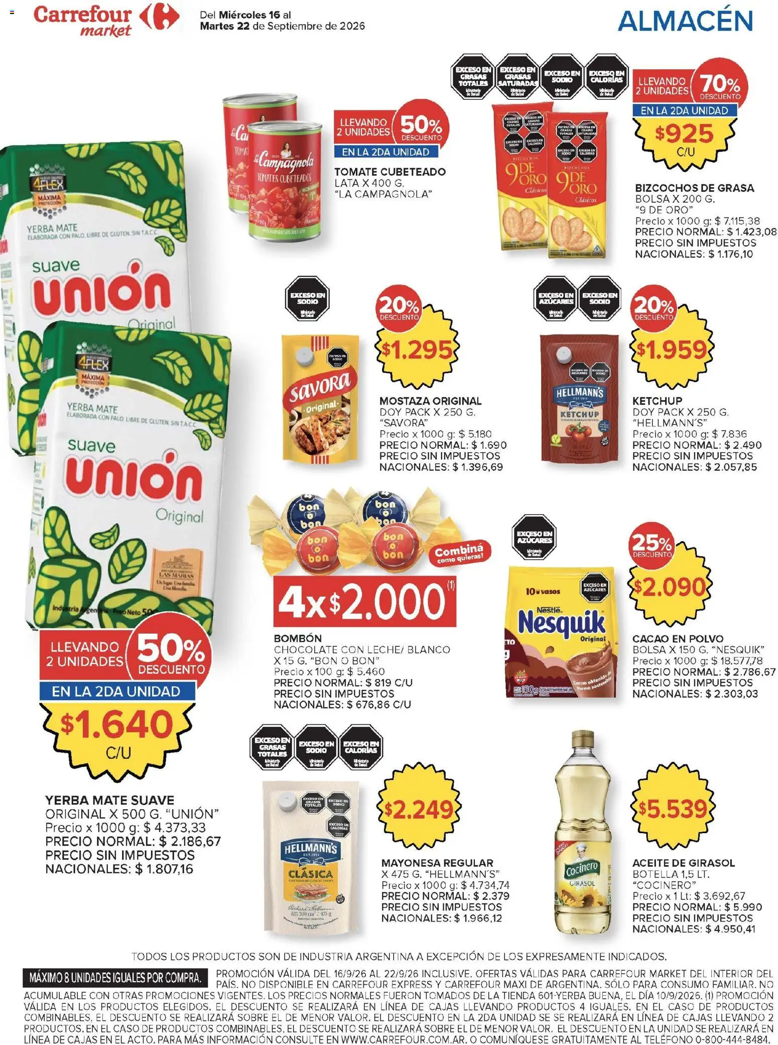 Carrefour Ofertas │ válido desde el 16/09/2026 | Página: 37