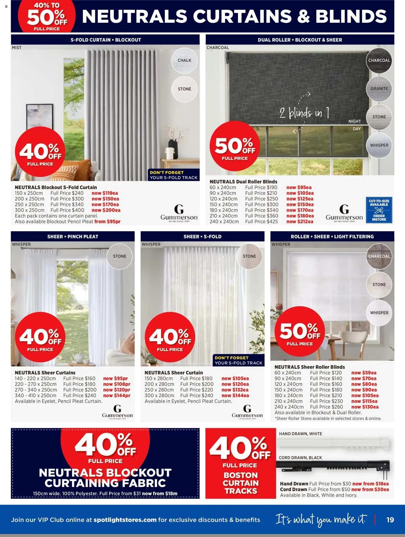 Spotlight catalogue - valid from 02/09/2026 | Page: 19 | Products: Curtain, Blinds, Pencil, Charcoal