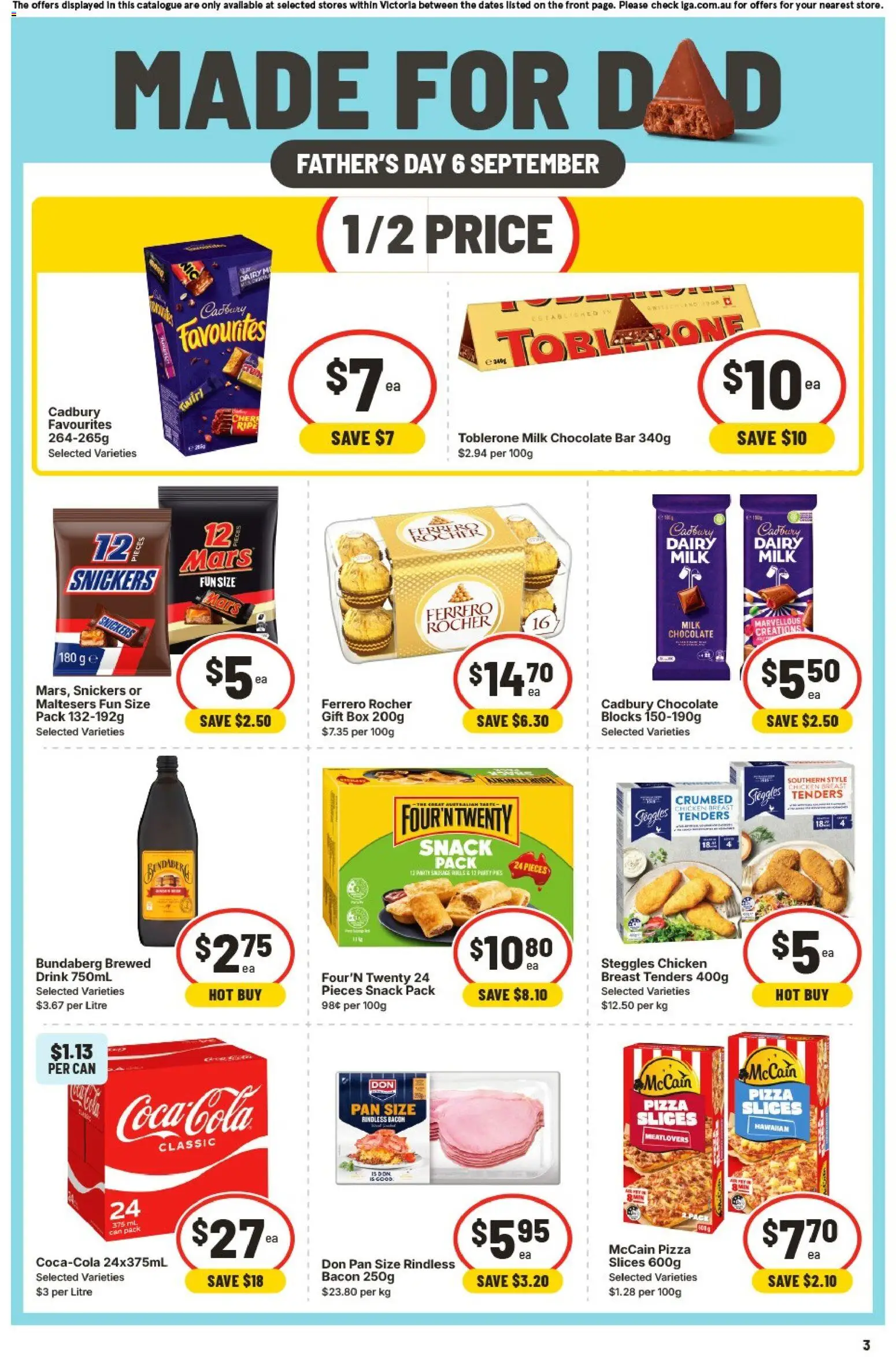 IGA catalogue - valid from 02/09/2026 | Page: 4 | Products: Box, Chocolate, Ferrero Rocher, Chocolate bar