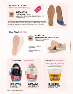 Vista previa de Price Shoes catálogo Vestir Casual, nuevo folleto de la tienda, válido en México a partir del 28/08/2026 | Página: 335 | Productos: Esponja, Calabaza, Jabón