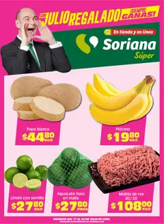Vista previa de Soriana Fin de Semana Súper: BCS, Son y Sin, nuevo folleto de la tienda, válido en México a partir del 17/07/2026