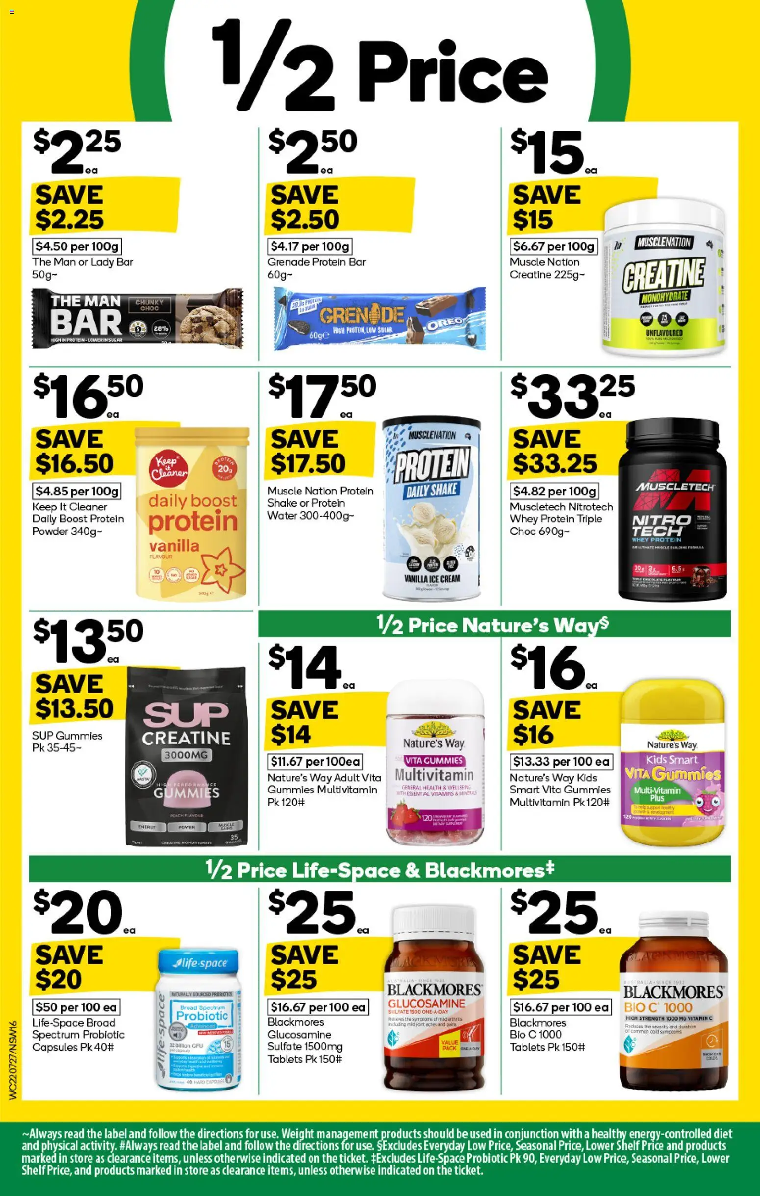 Woolworths catalogue - valid from 22/07/2026 | Page: 16 | Products: Cream, Water, Multivitamin, Tablets