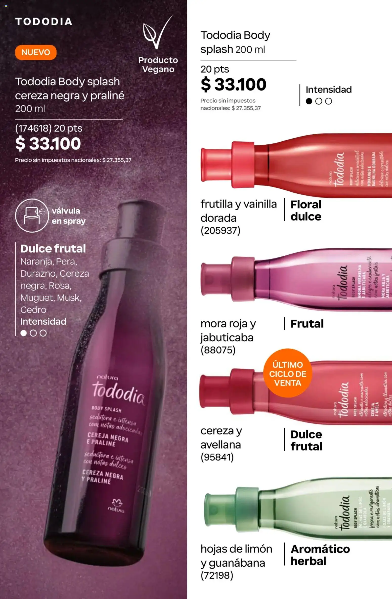 Catálogo Natura Ciclo 13 │ válido desde el 02/09/2026 | Página: 126 | Productos: Body, Frutilla, Dulces, Limón