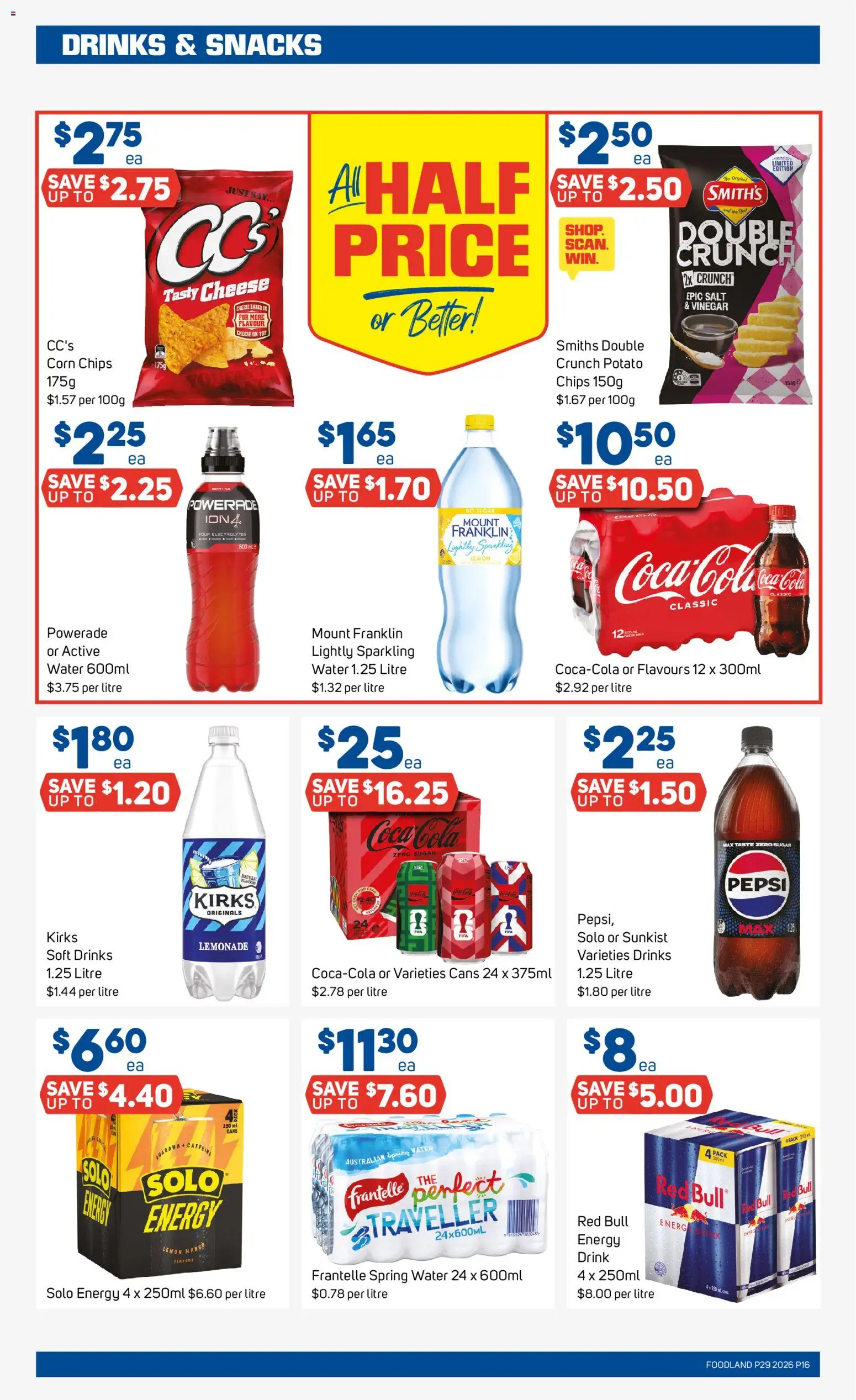 Foodland catalogue - valid from 15/07/2026 | Page: 16 | Products: Corn, Cheese, Mango, Vinegar