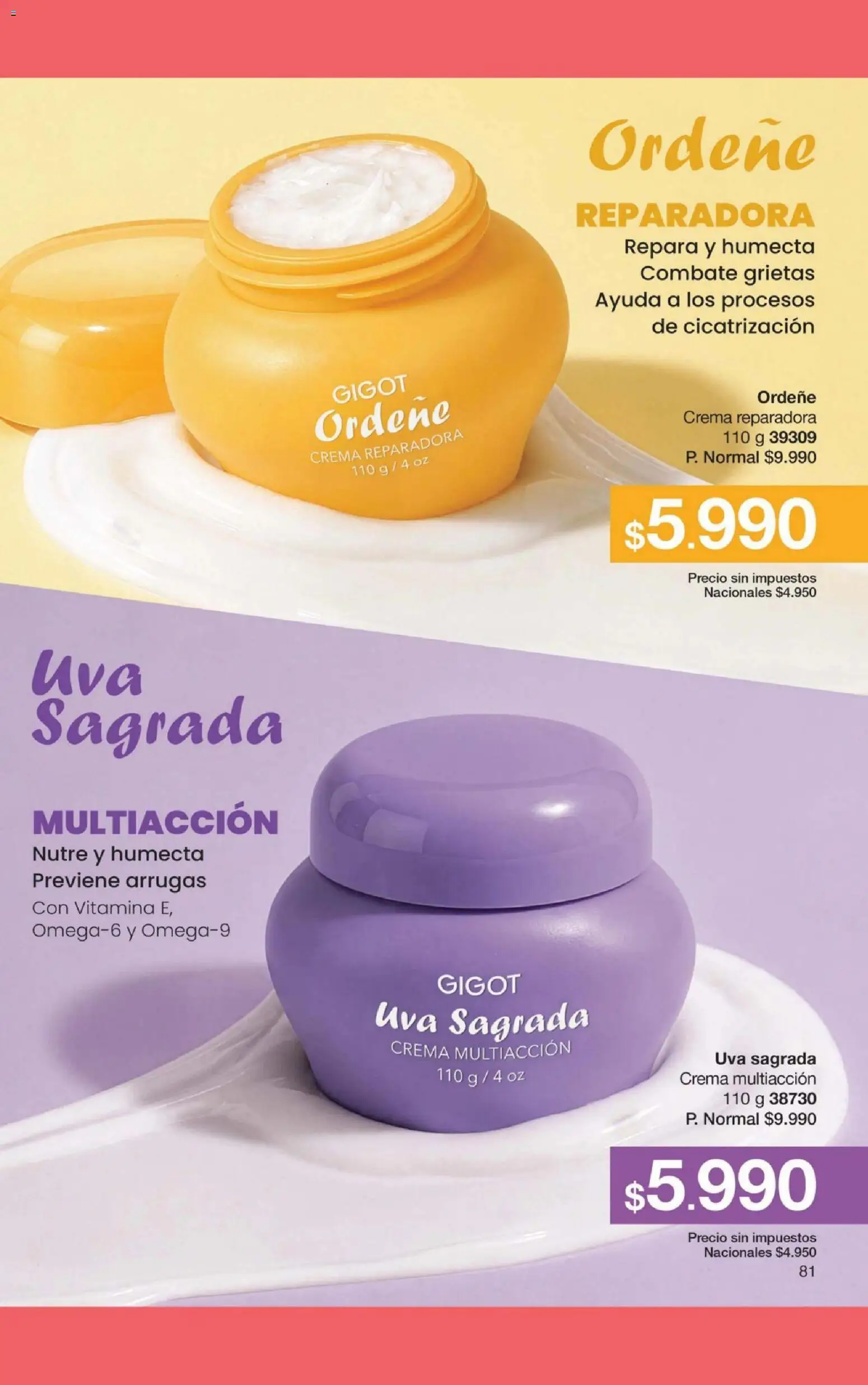Gigot - CAMPAÑA 13 │ válido desde el 23/08/2026 | Página: 53 | Productos: Uva, Crema
