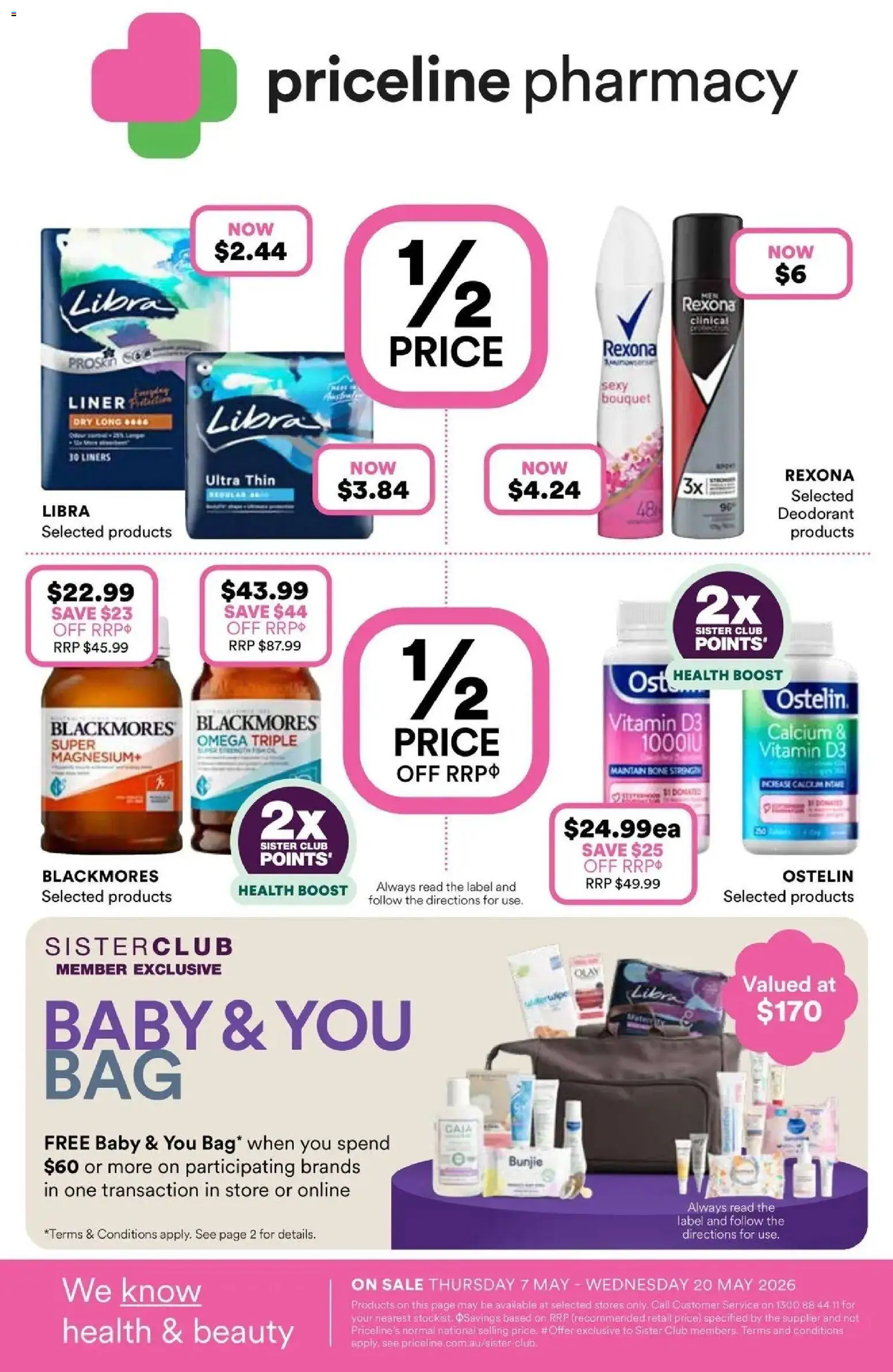 Priceline Pharmacy catalogue - valid from 06.05.2026 | Page: 32 | Products: Deodorant, Water, Vitamin