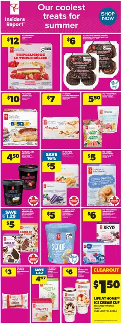 Preview of Real Canadian Superstore weekly flyer / circulaire from shop Real Canadian Superstore valid from Jul 2, 2026 | Page: 10 | Products: Cream, Ice cream, Yogurt, Chocolate