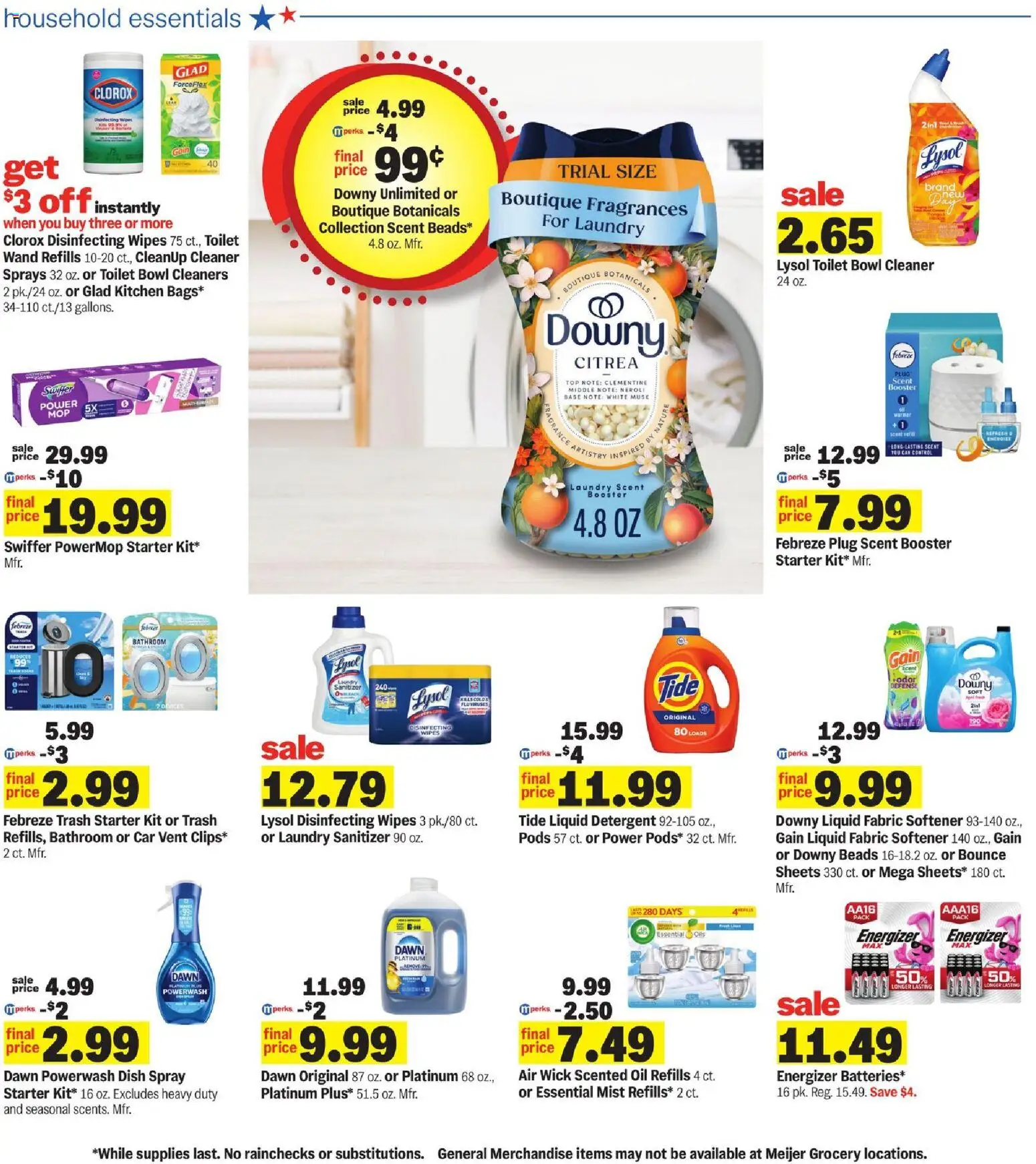 Meijer Weekly Ad - valid from 08/05/2026 | Page: 26 | Products: Oil, Fabric softener, Detergent, Starter