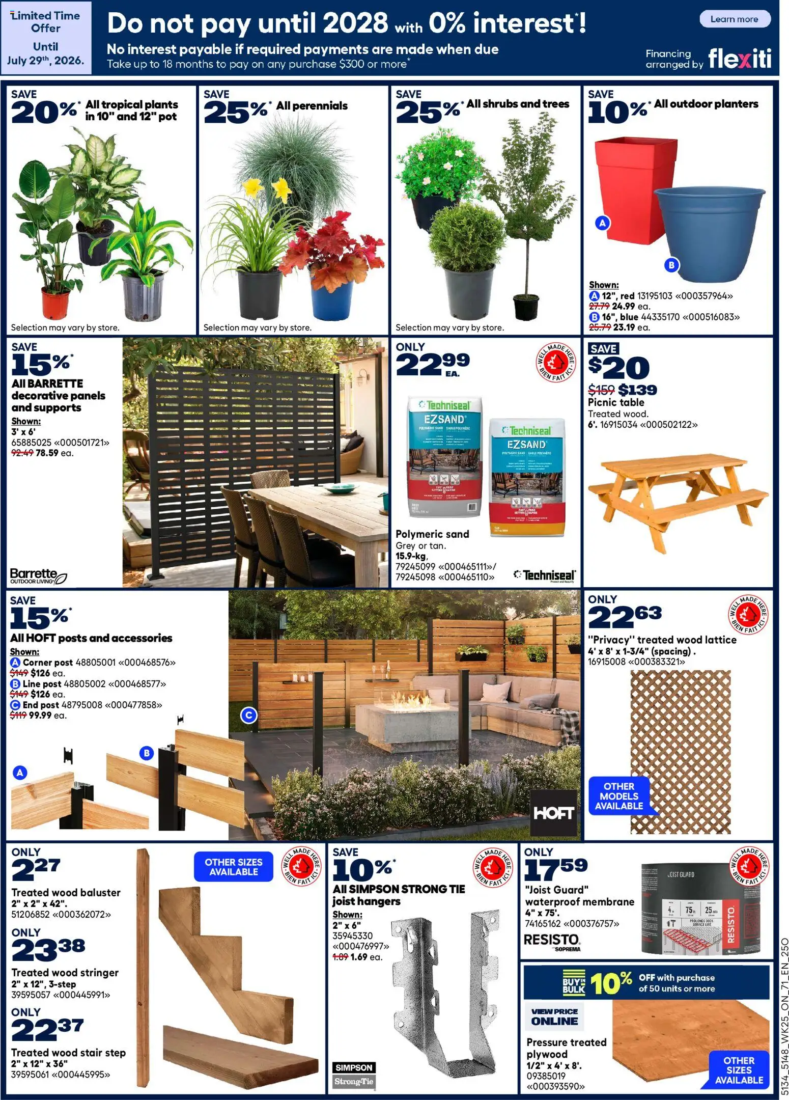 Rona flyer valid from Jul 16, 2026 | Page: 8 | Products: Cable, Table