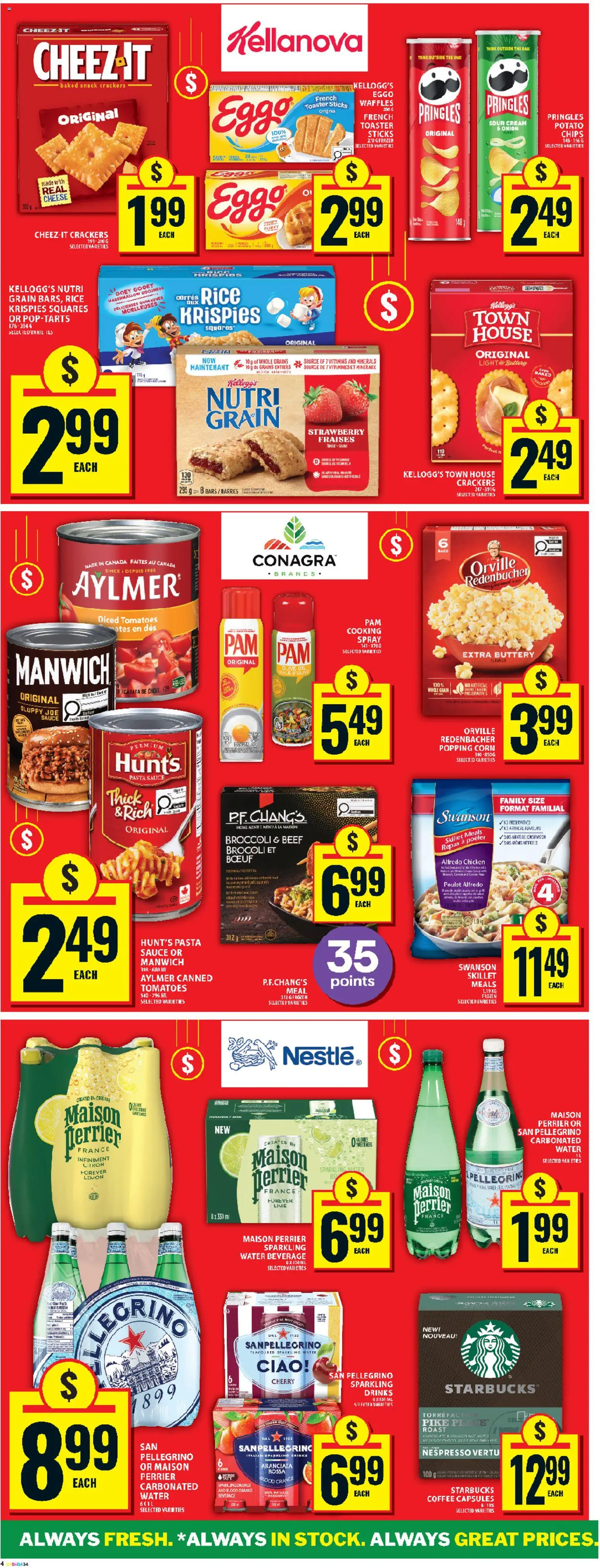 Food Basics flyer valid from 28.05.2026 | Page: 7 | Products: Chips, Cream, Toaster, Cheese