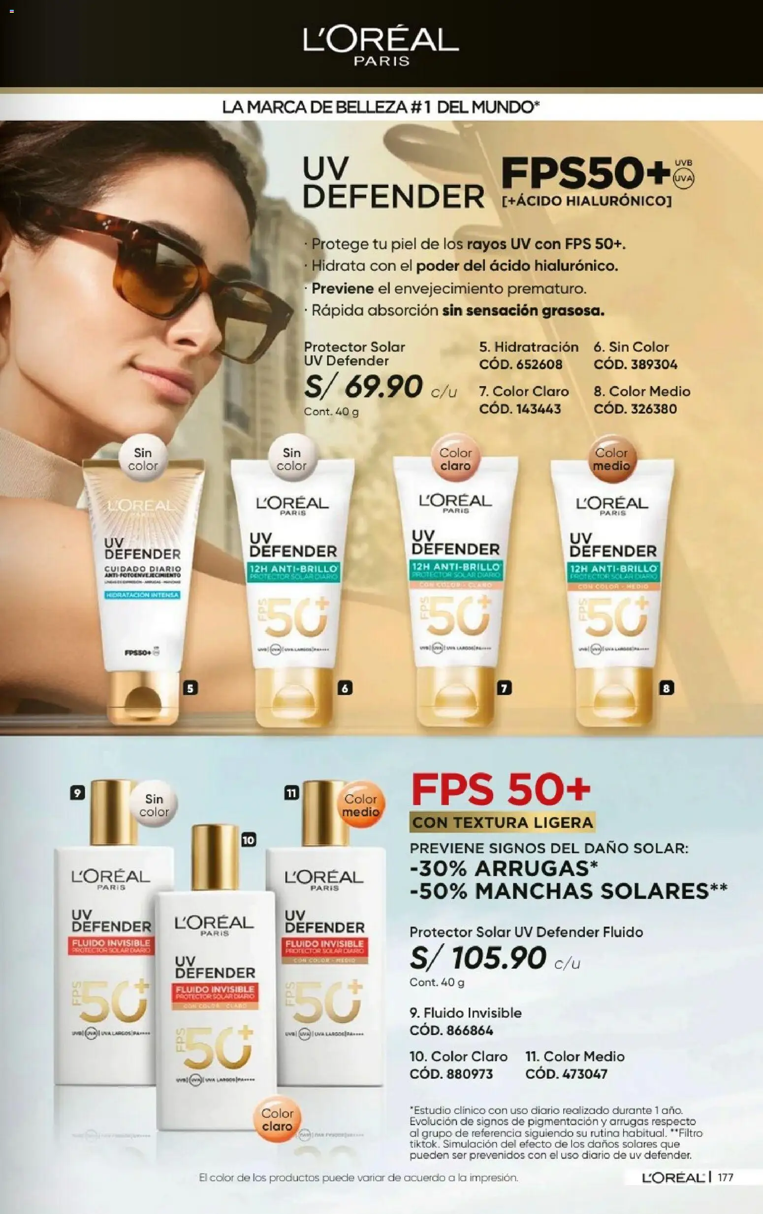 Catálogo Azzorti válido desde 20/09/2026 | Página: 179 | Productos: Protector solar