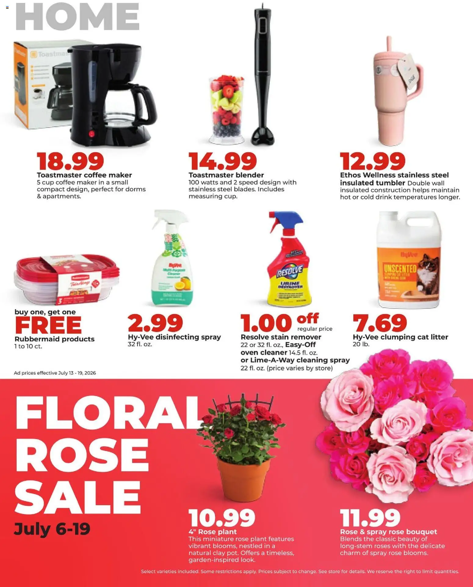 HyVee Weekly Ad - valid from 07/13/2026 | Page: 36 | Products: Coffee, Stain remover, Oven, Coffee maker