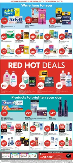 Preview of Shoppers weekly flyer / circulaire from shop Shoppers valid from Jul 10, 2026 | Page: 8 | Products: Cream, Powder, Toothpaste, Chocolate