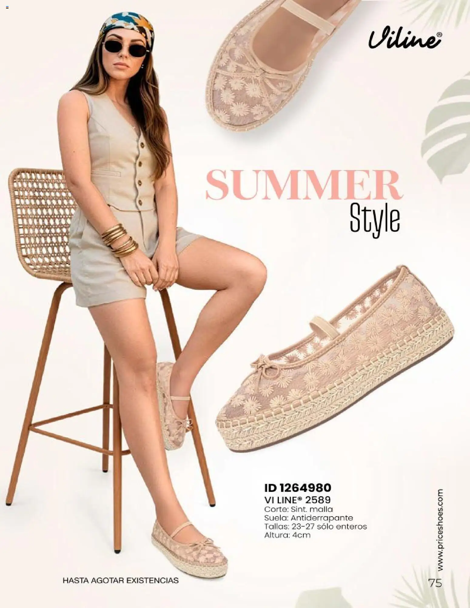 Nuevas ofertas de Price Shoes válidas en toda la República Mexicana desde el 23/06/2026. ¡Encuentra las mejores ofertas en Price Shoes catálogo Sandalias 2026! | Página: 75 | Productos: Malla
