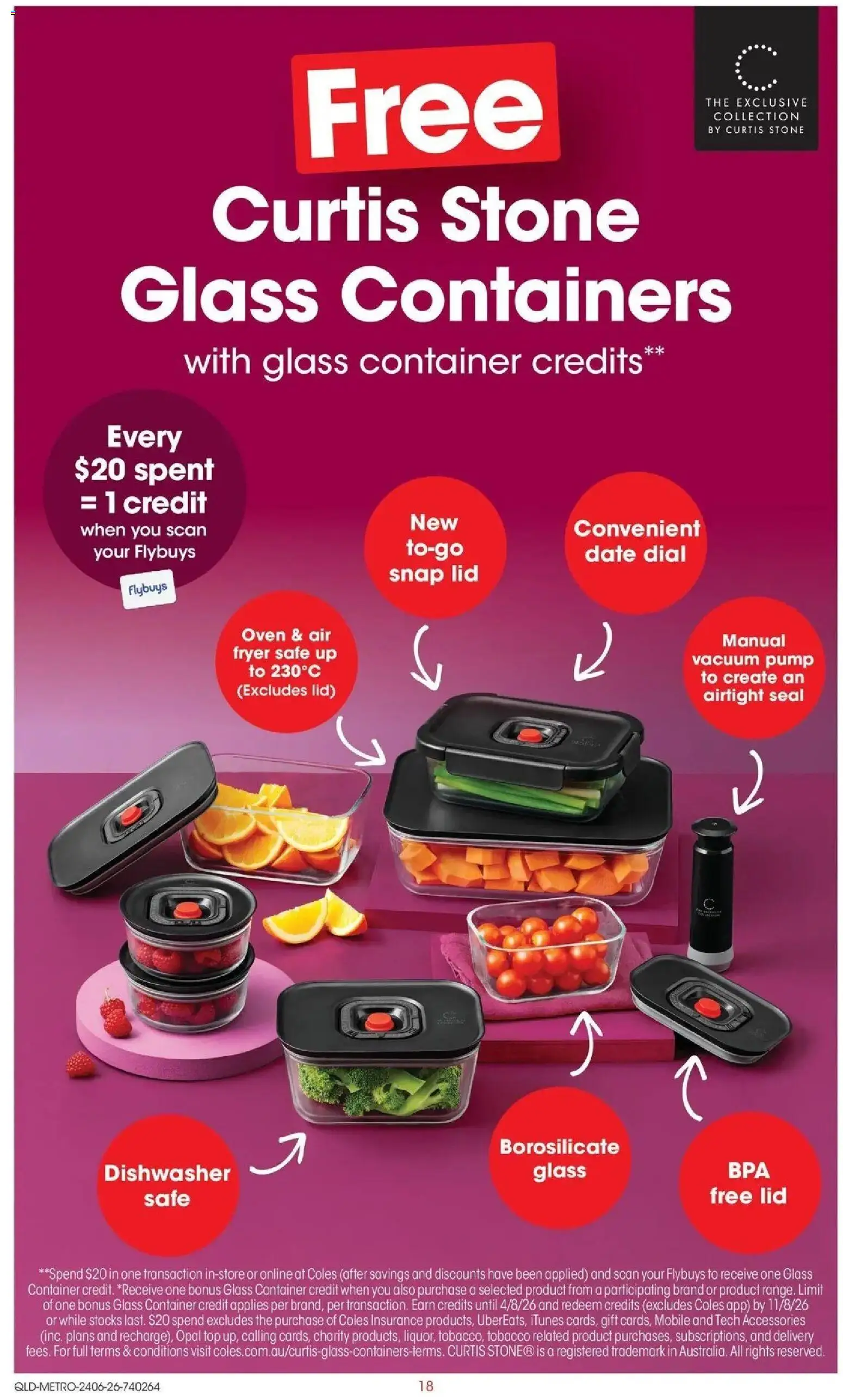 Coles catalogue - valid from 24/06/2026 | Page: 18 | Products: Opal, Oven, Safe, Dishwasher