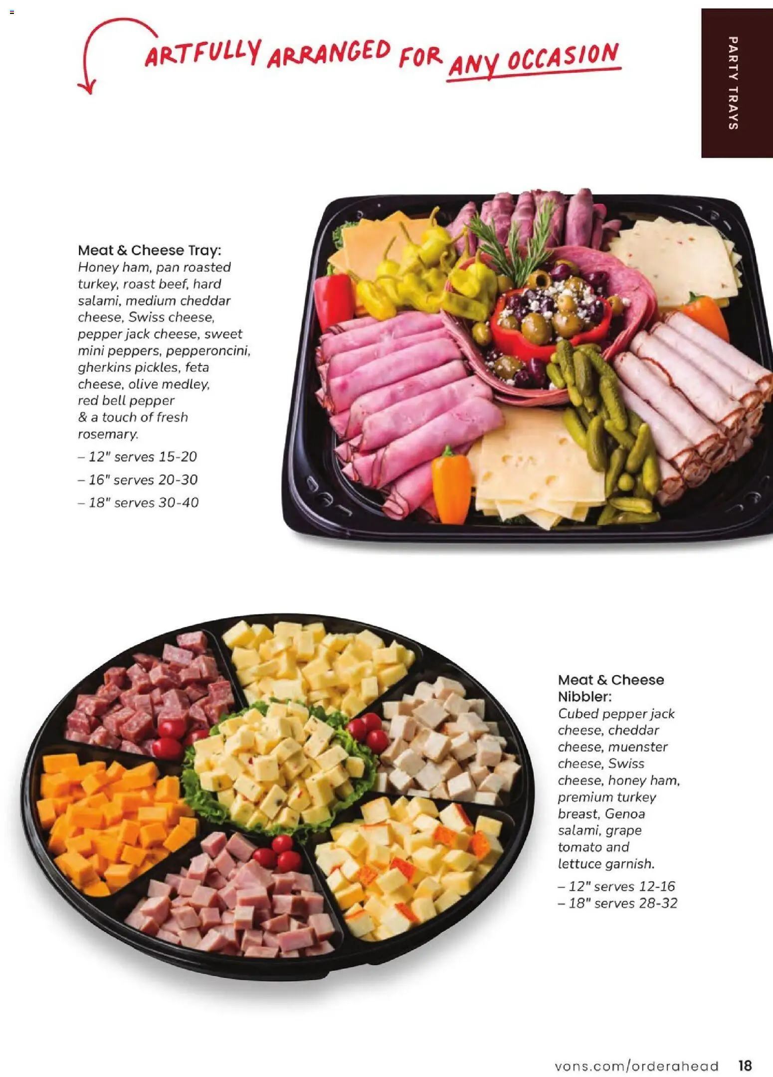 Vons Entertaining Guide - valid from 10/01/2025 | Page: 19 | Products: Lettuce, Honey, Cheese, Pepper