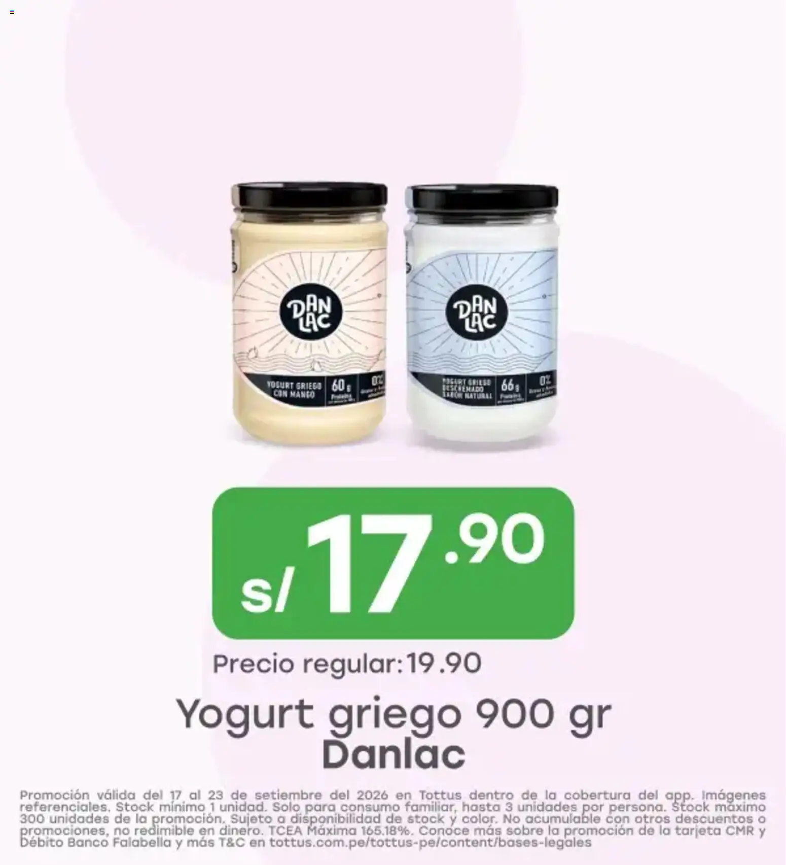 Catálogo Tottus válido desde 17/09/2026 | Página: 7 | Productos: Mango, Yogurt