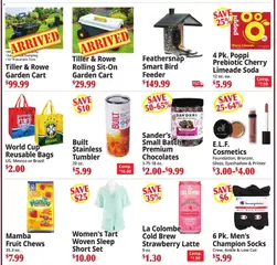 Preview of Ocean State Job Lot weekly ads valid from 04.06.2026 | Page: 2 | Products: Pneumatic, Eyeshadow, Socks, Salt