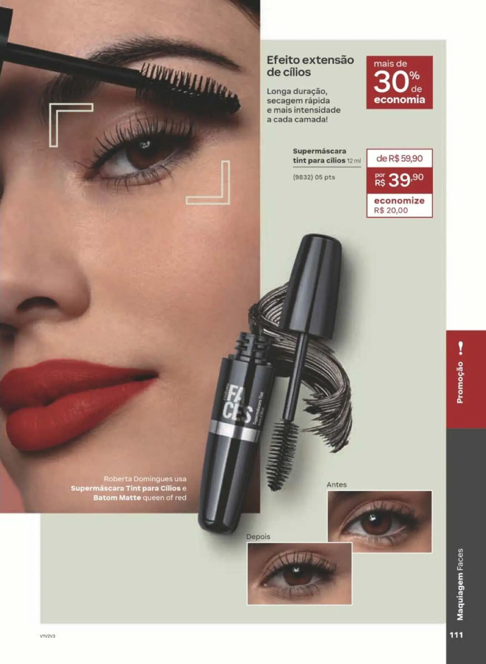 Natura Folheto - válido de 29/06/2026 | Página: 111 | Produtos: Maquiagem, Batom